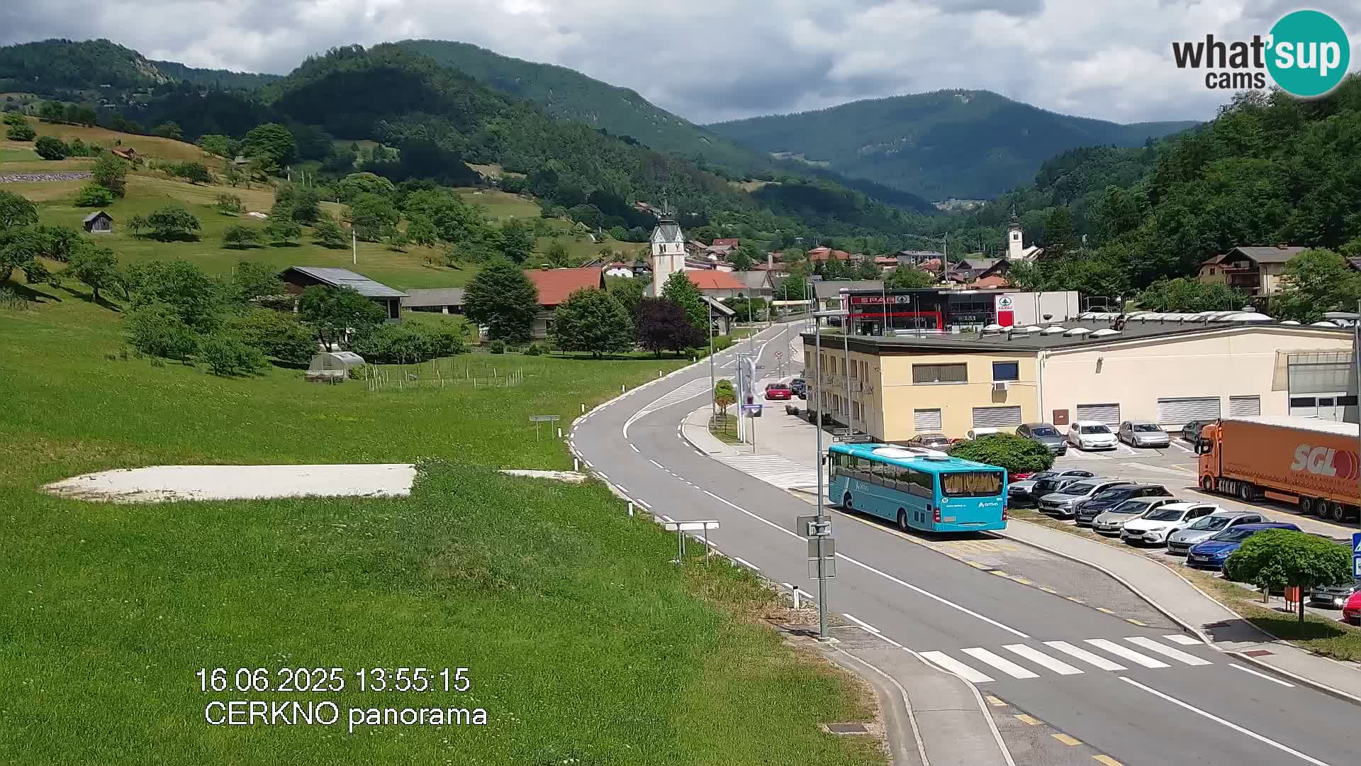 Webcam Ingresso Città di Cerkno