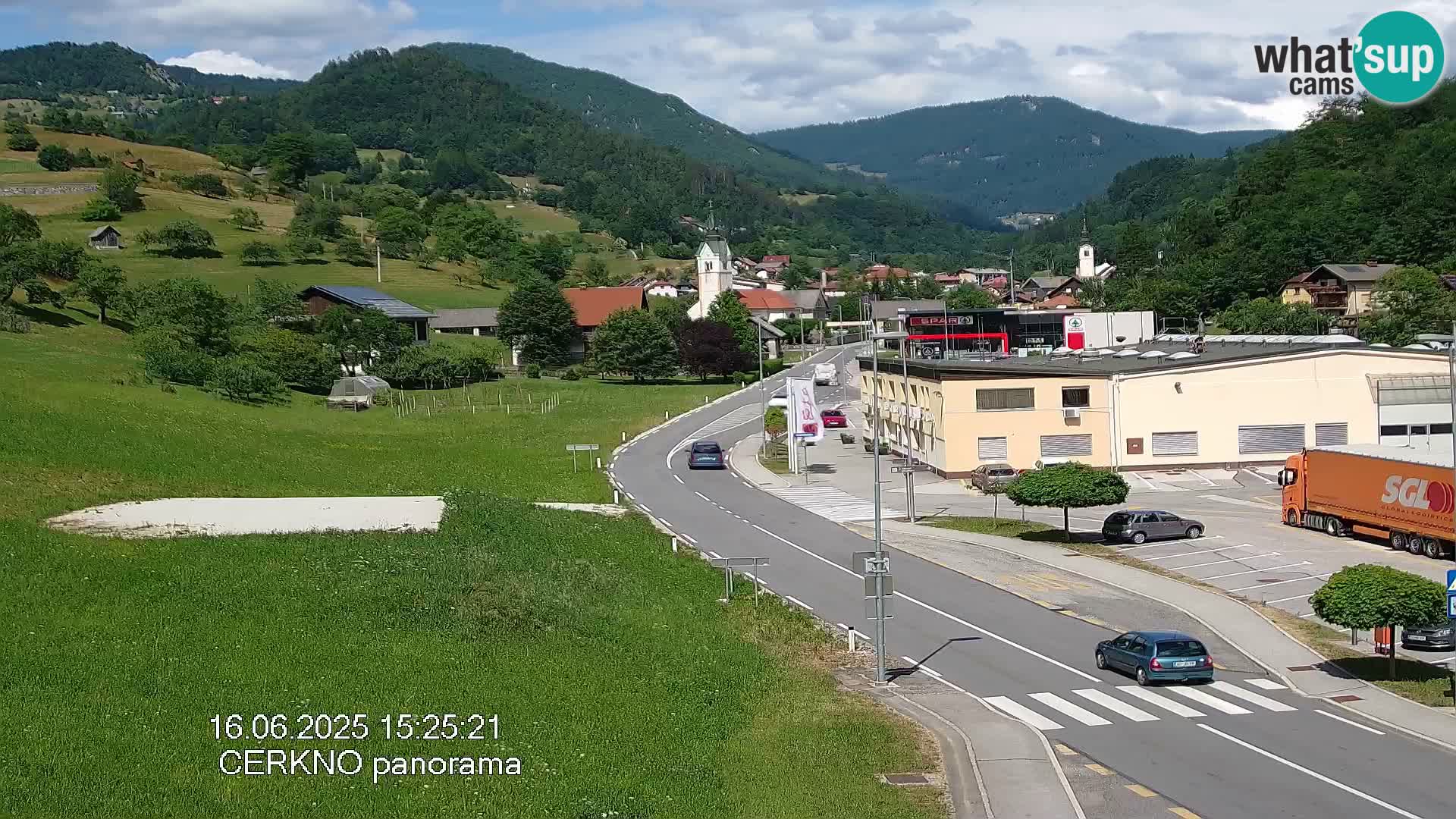 Webcam Ingresso Città di Cerkno