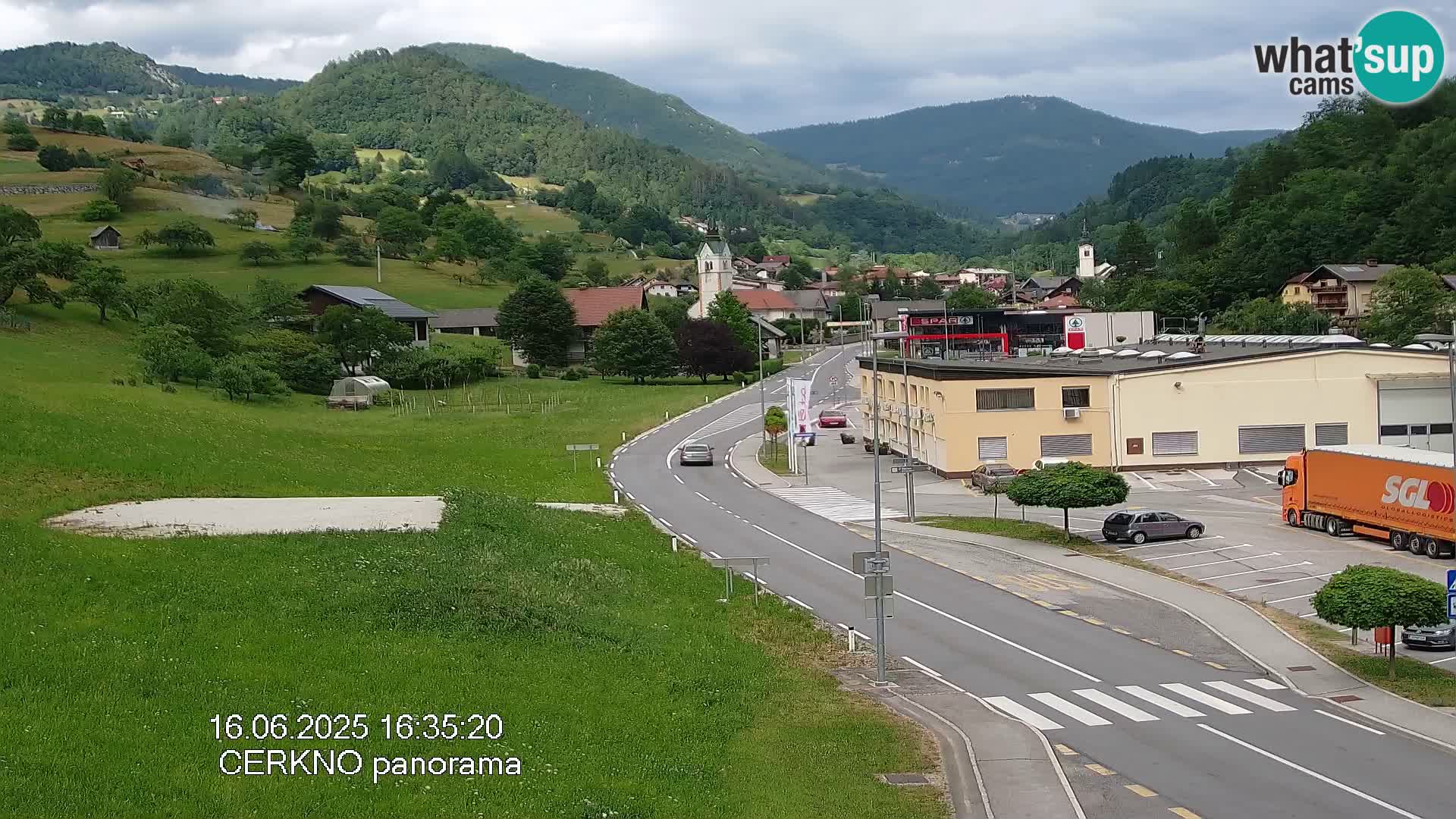 Webcam Ingresso Città di Cerkno