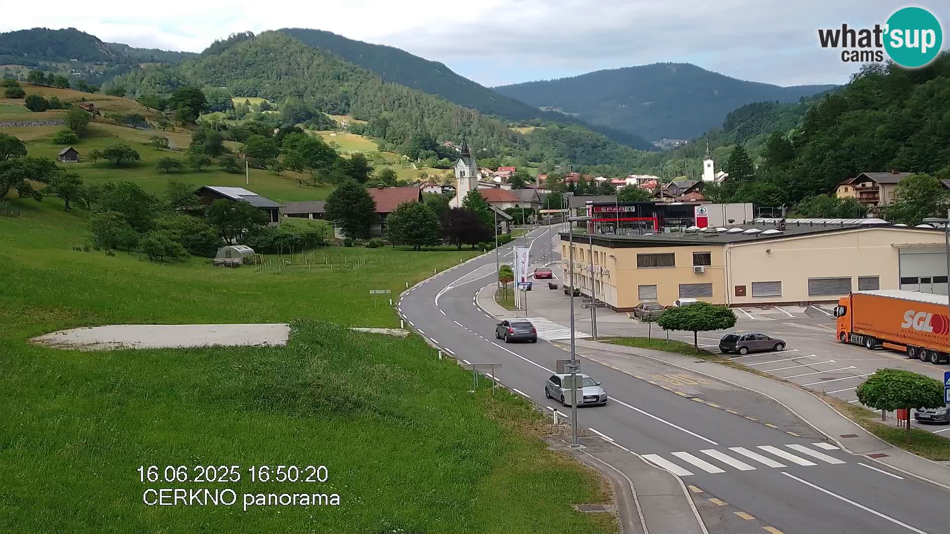 Cerkno Stadteingang Live-Webcam
