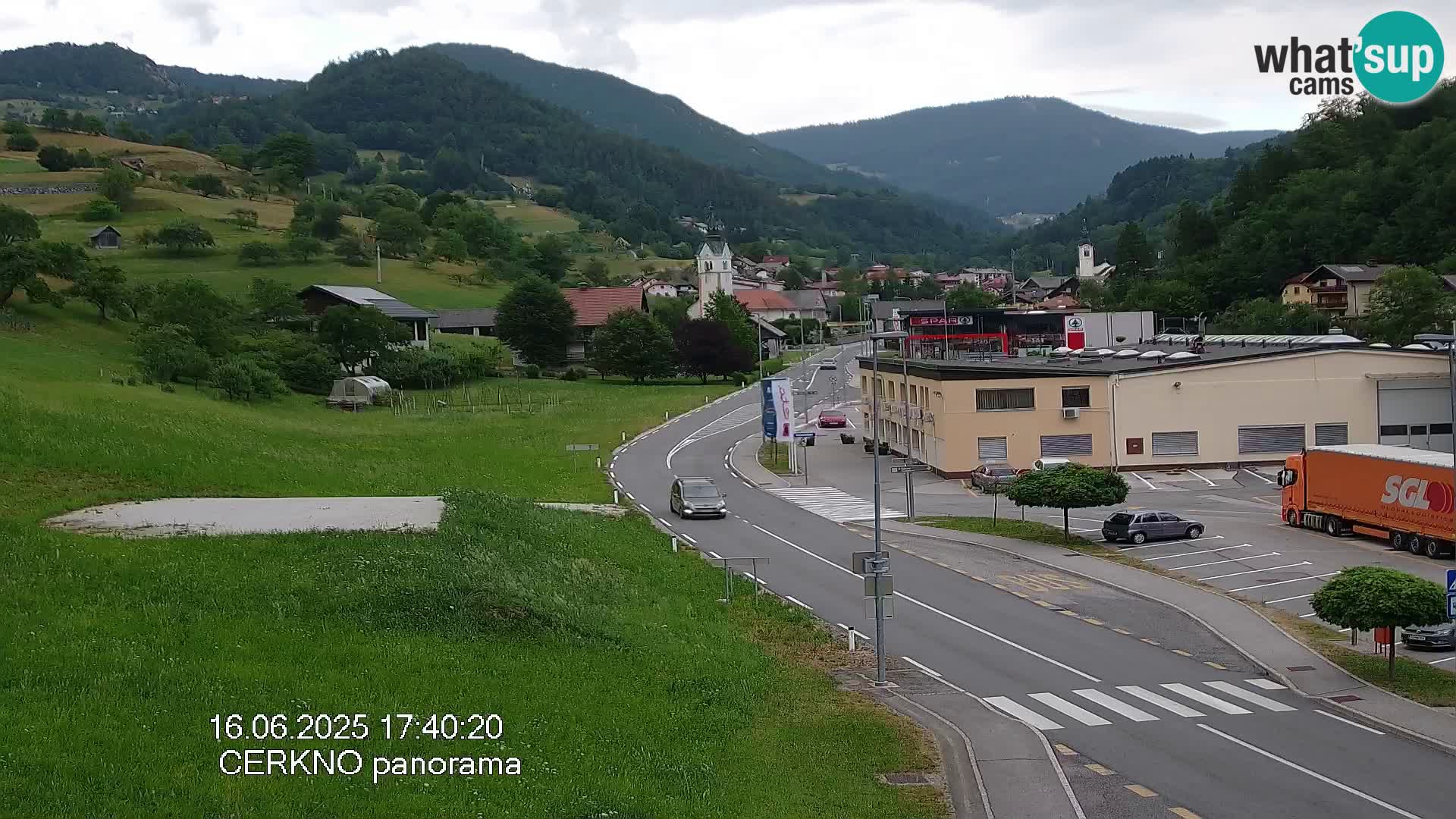 Webcam Ingresso Città di Cerkno
