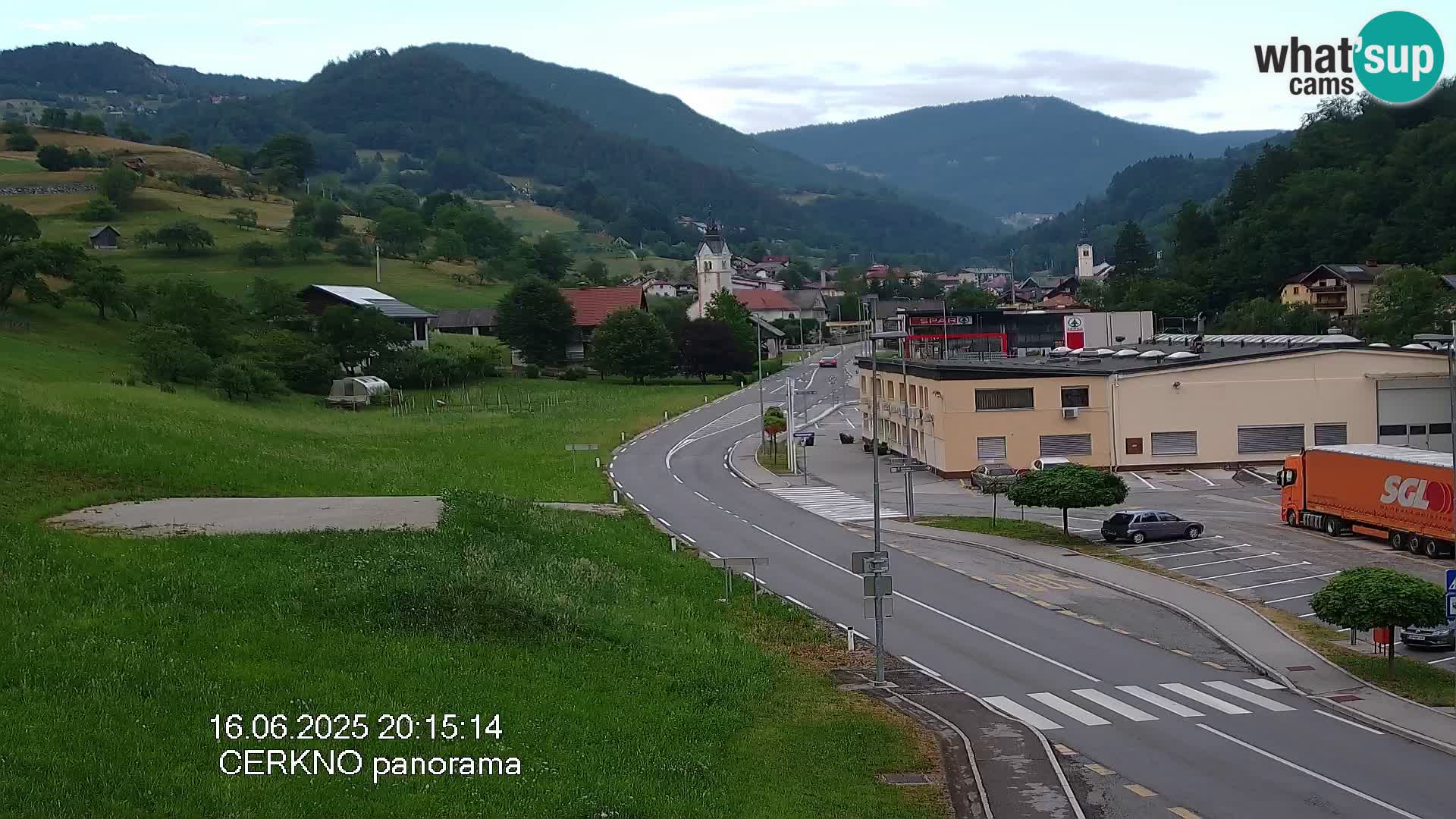 Cerkno Stadteingang Live-Webcam