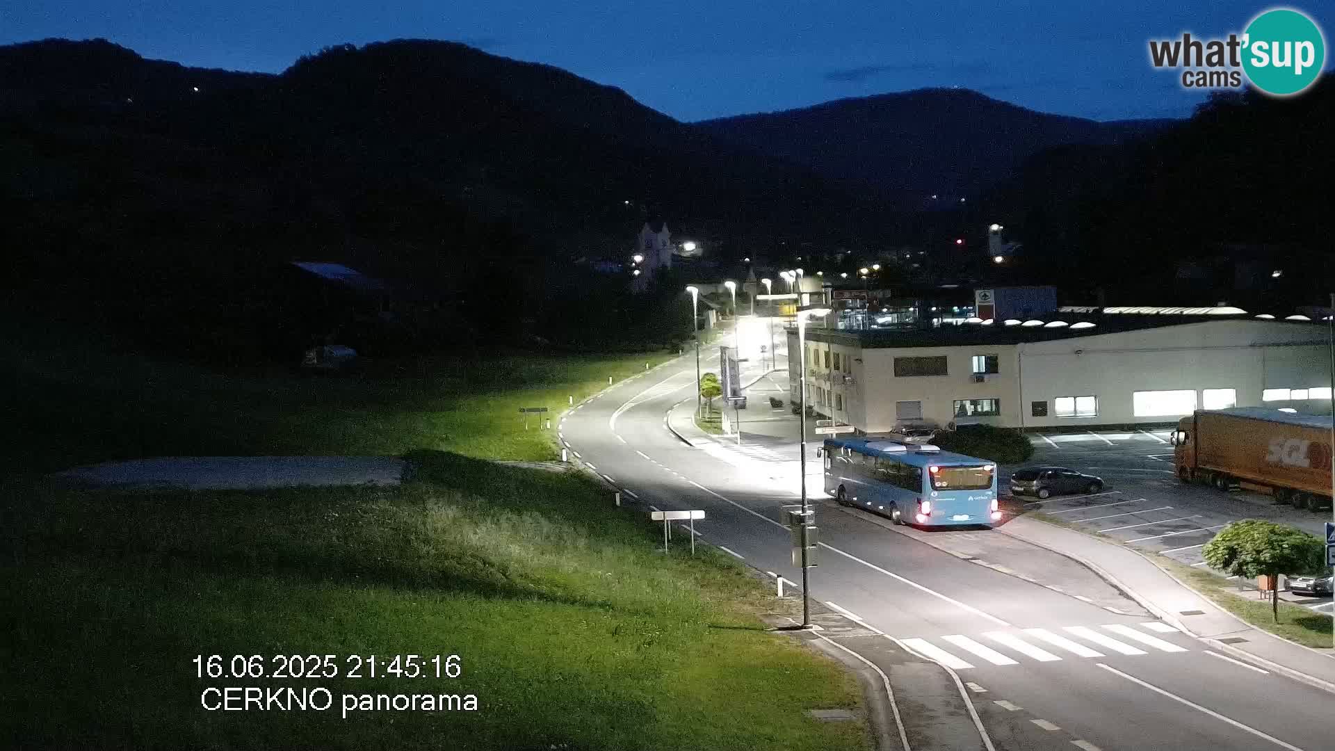 Cerkno entrada a la ciudad Webcam en vivo