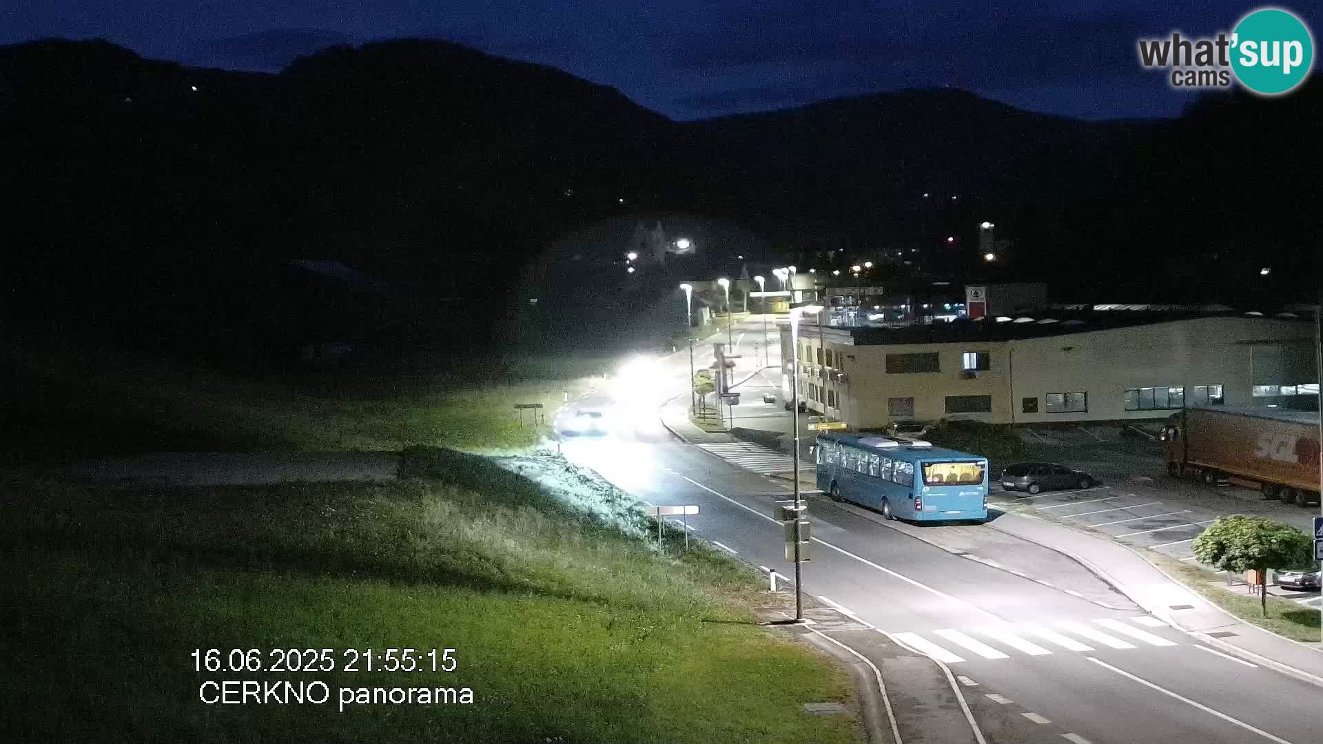 Cerkno city entrance Live Webcam