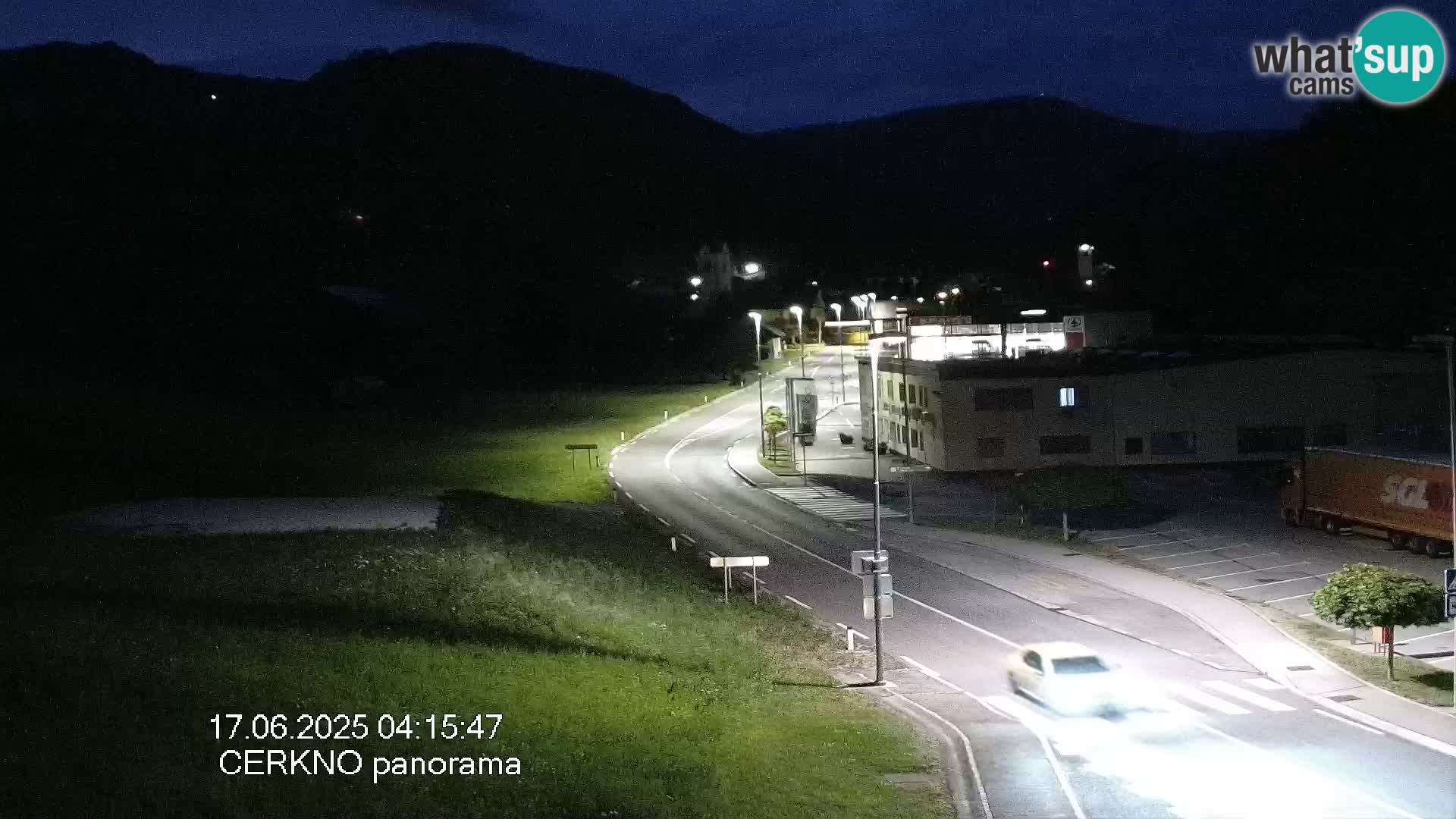 Cerkno entrada a la ciudad Webcam en vivo