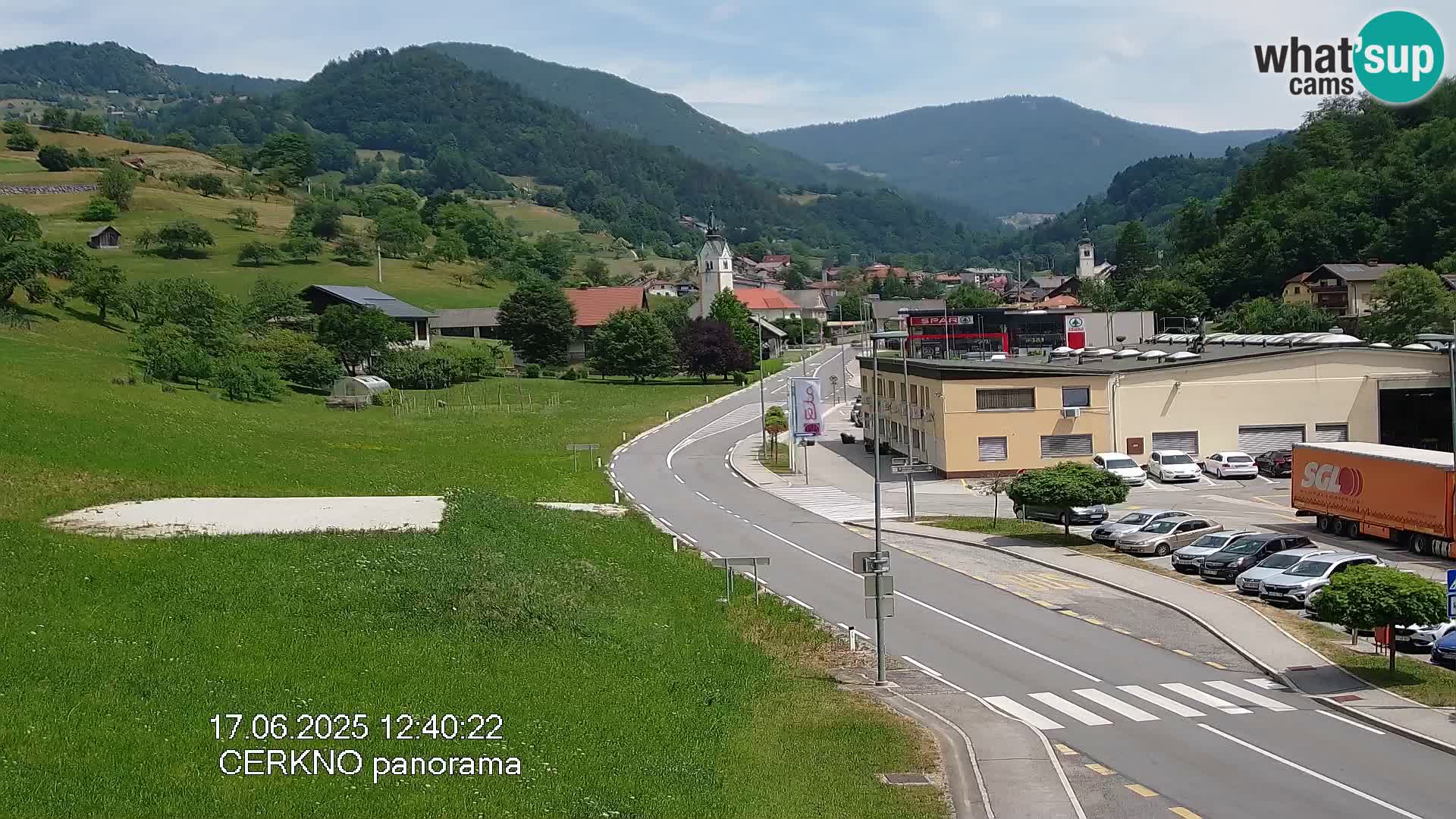 Cerkno ulaz u grad – Kamera uživo