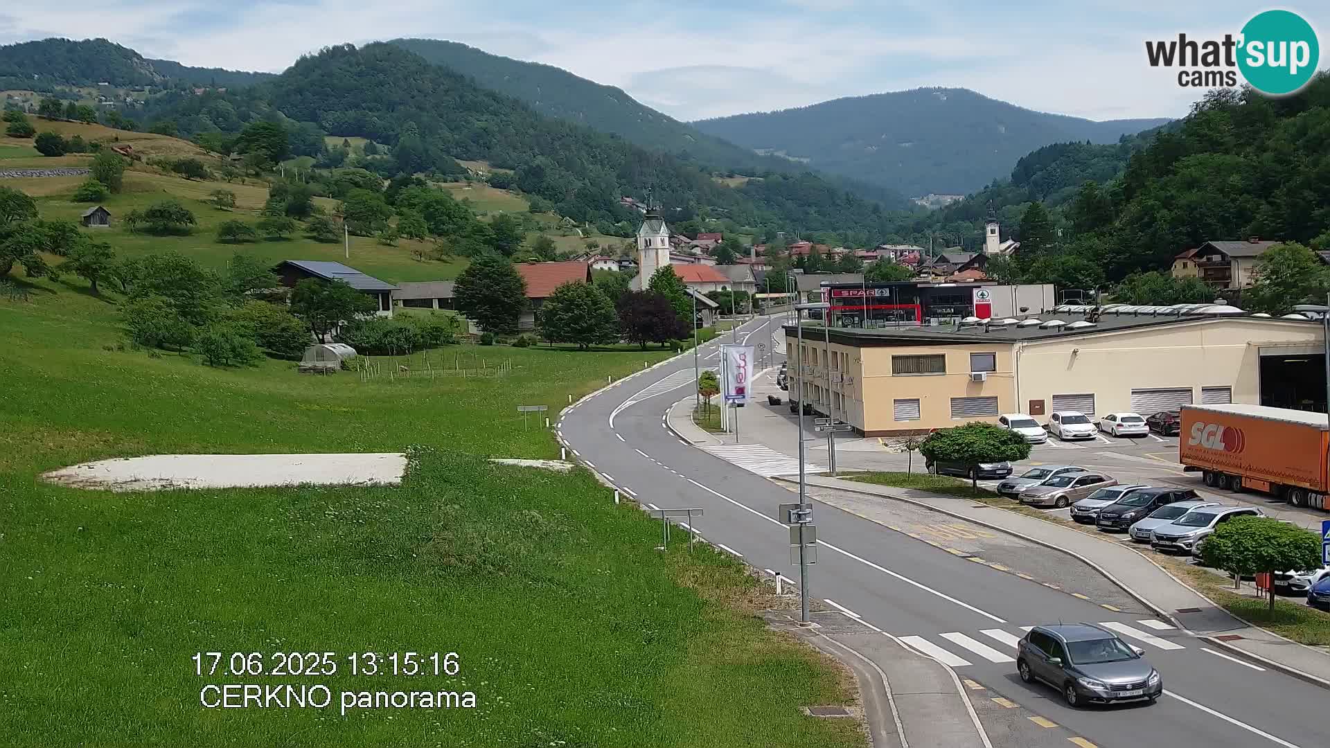 Cerkno ulaz u grad – Kamera uživo