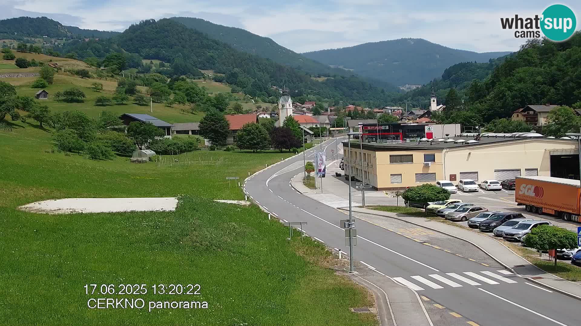 Cerkno ulaz u grad – Kamera uživo
