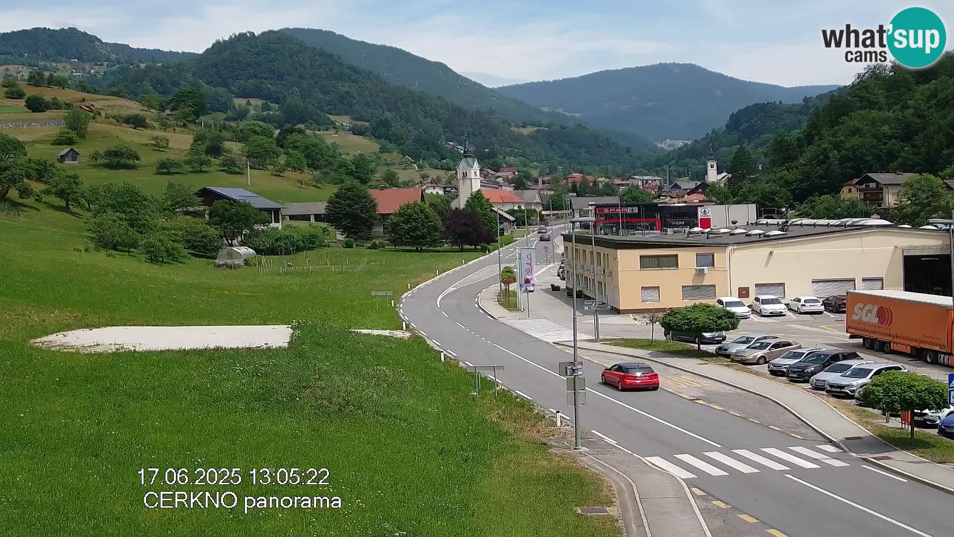 Cerkno Stadteingang Live-Webcam