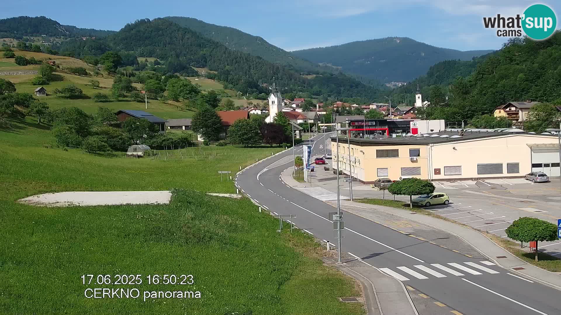 Cerkno ulaz u grad – Kamera uživo