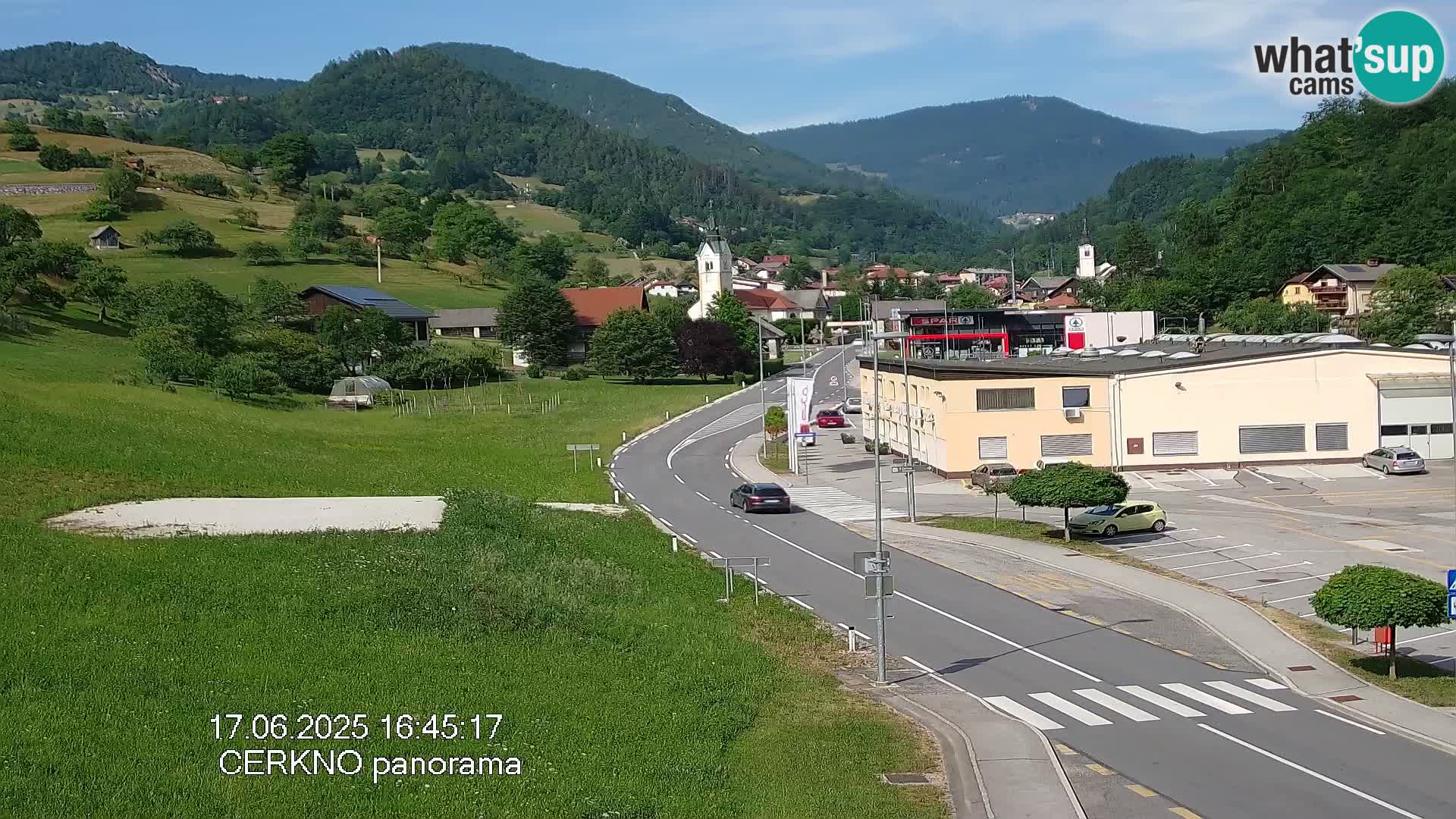 Cerkno Stadteingang Live-Webcam