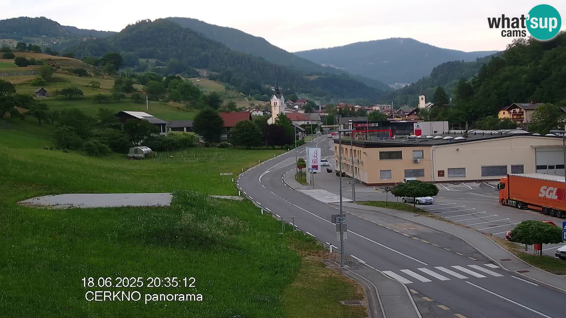 Cerkno Stadteingang Live-Webcam