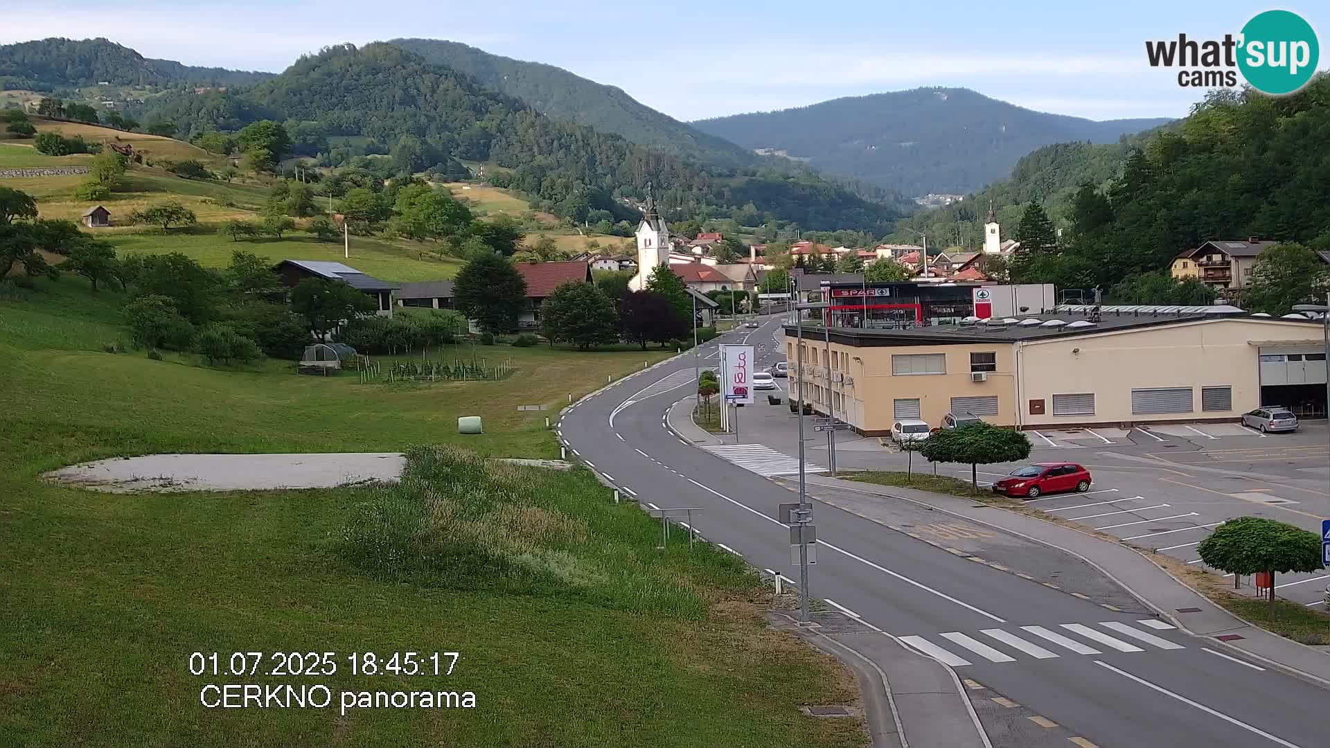 Cerkno ulaz u grad – Kamera uživo