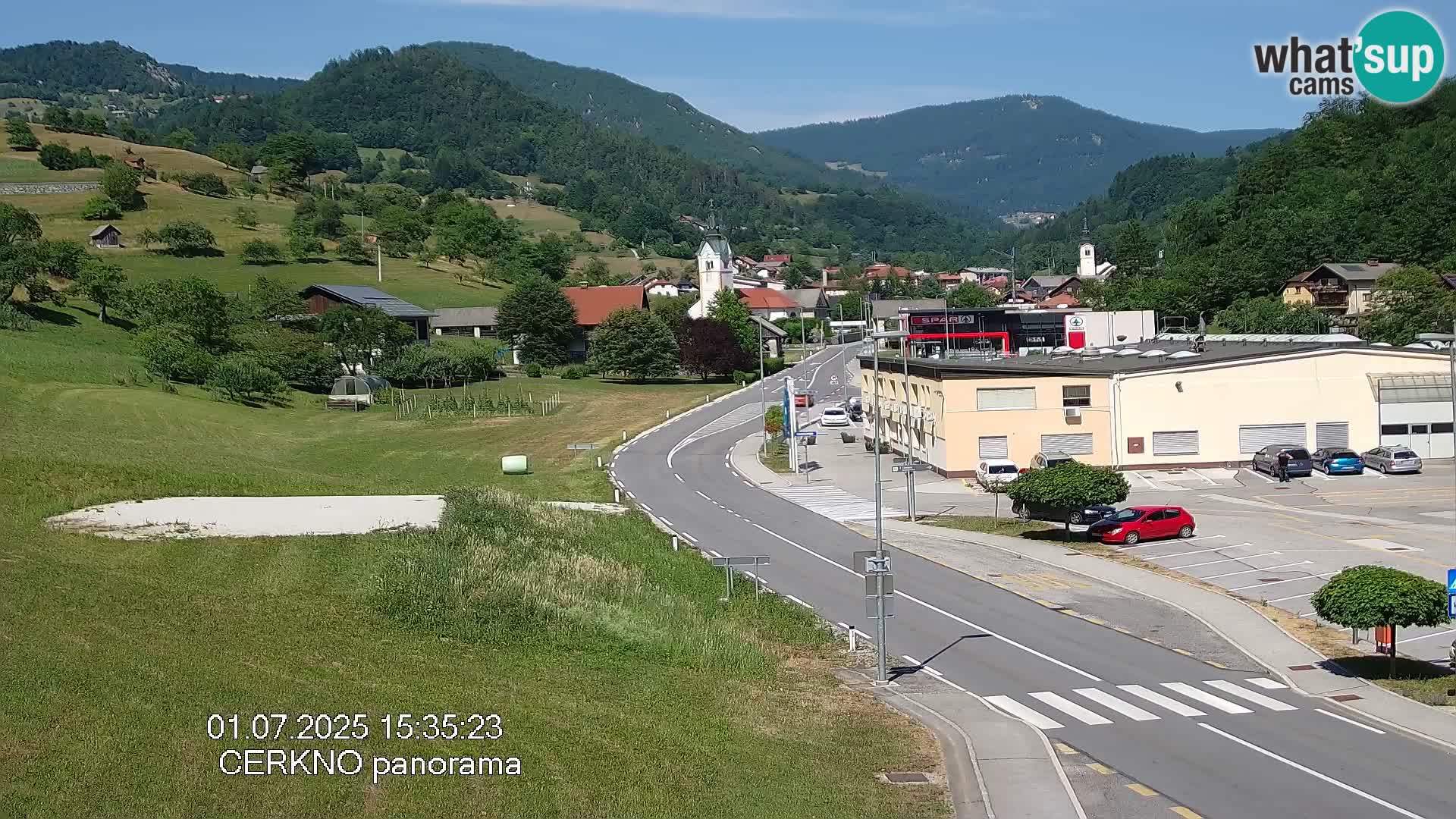 Webcam Ingresso Città di Cerkno