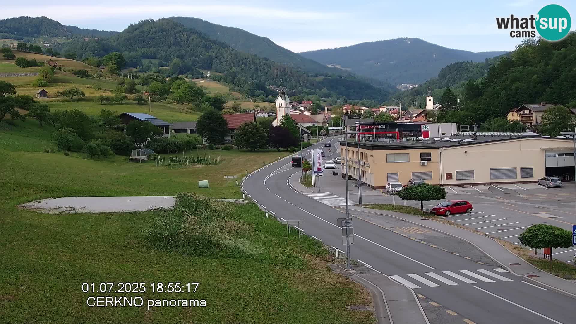 Cerkno ulaz u grad – Kamera uživo