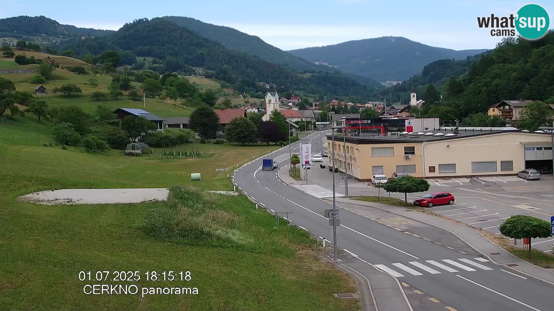 Cerkno Stadteingang Live-Webcam