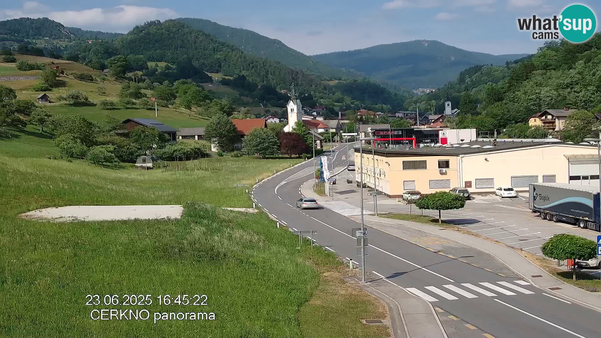 Cerkno Stadteingang Live-Webcam