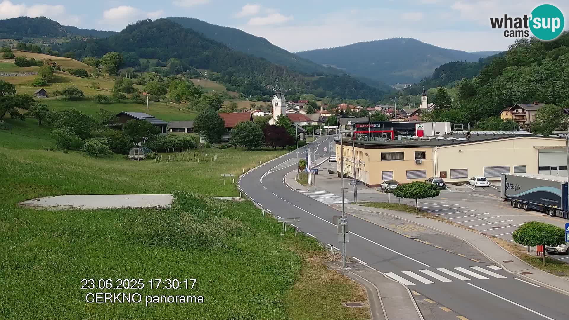 Cerkno ulaz u grad – Kamera uživo