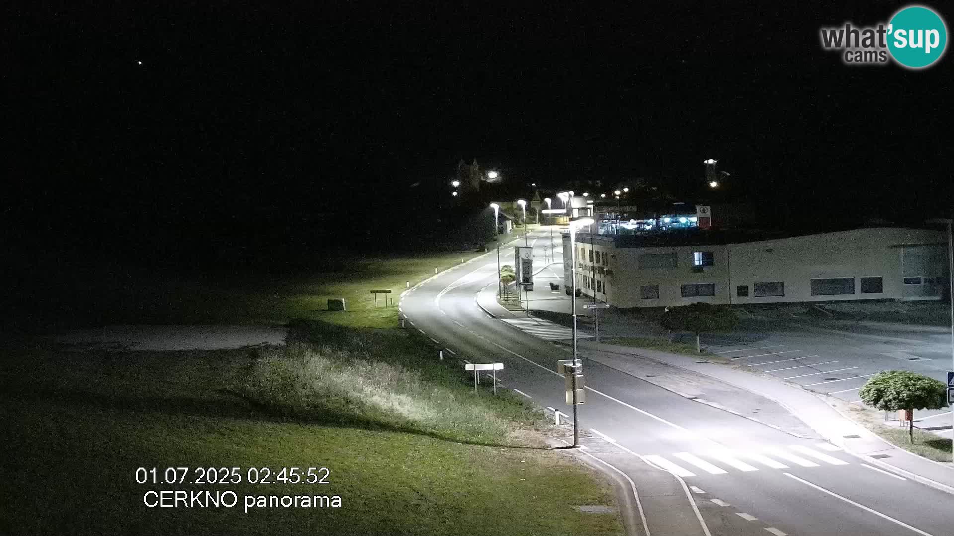 Cerkno city entrance Live Webcam