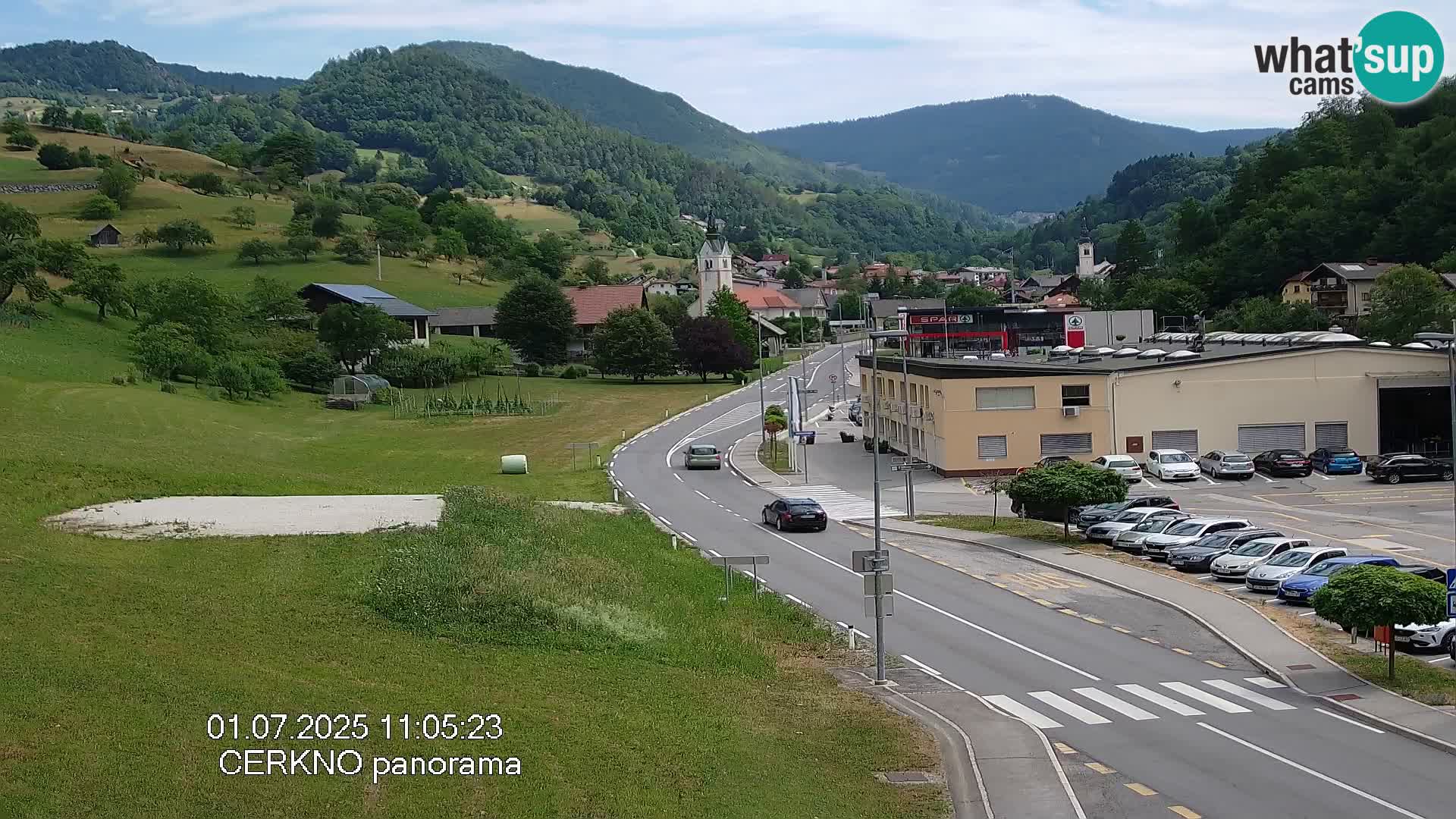 Cerkno Stadteingang Live-Webcam