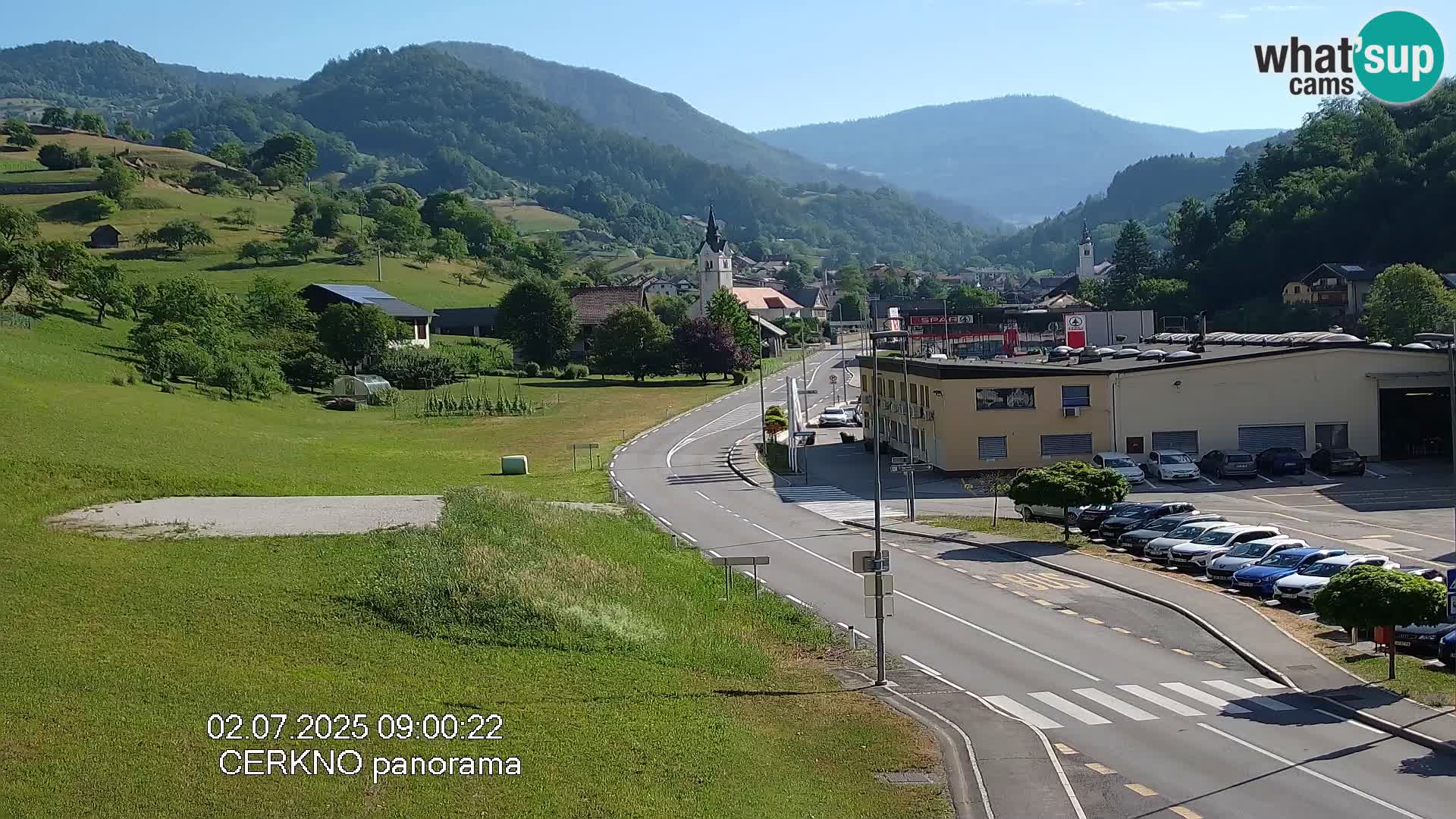 Cerkno Stadteingang Live-Webcam
