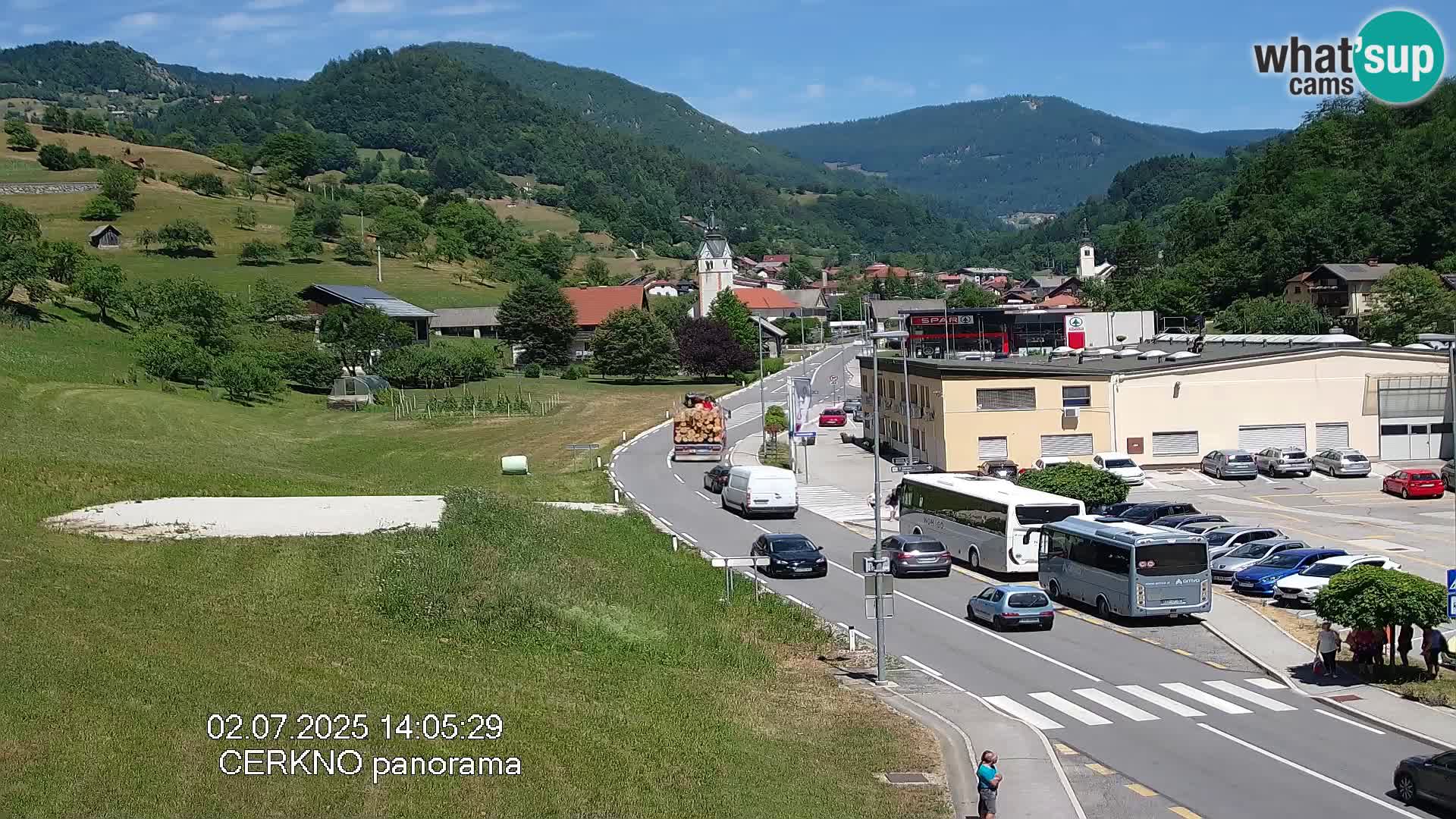 Cerkno Stadteingang Live-Webcam