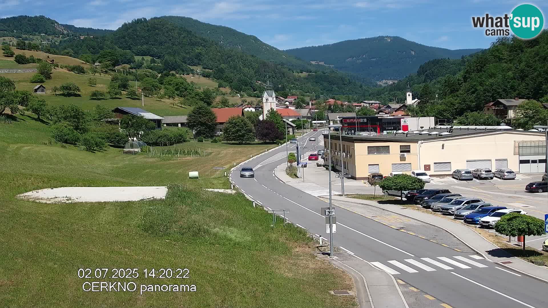 Cerkno Stadteingang Live-Webcam