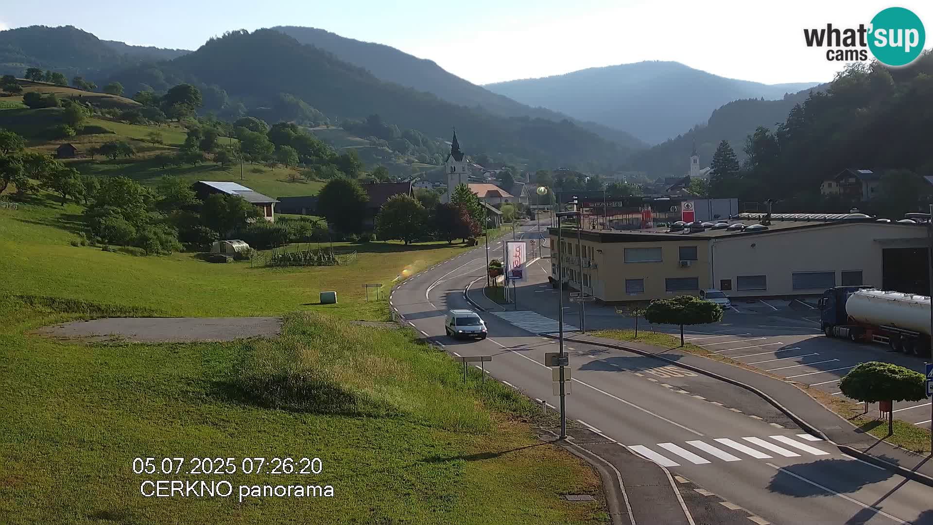 Cerkno Stadteingang Live-Webcam
