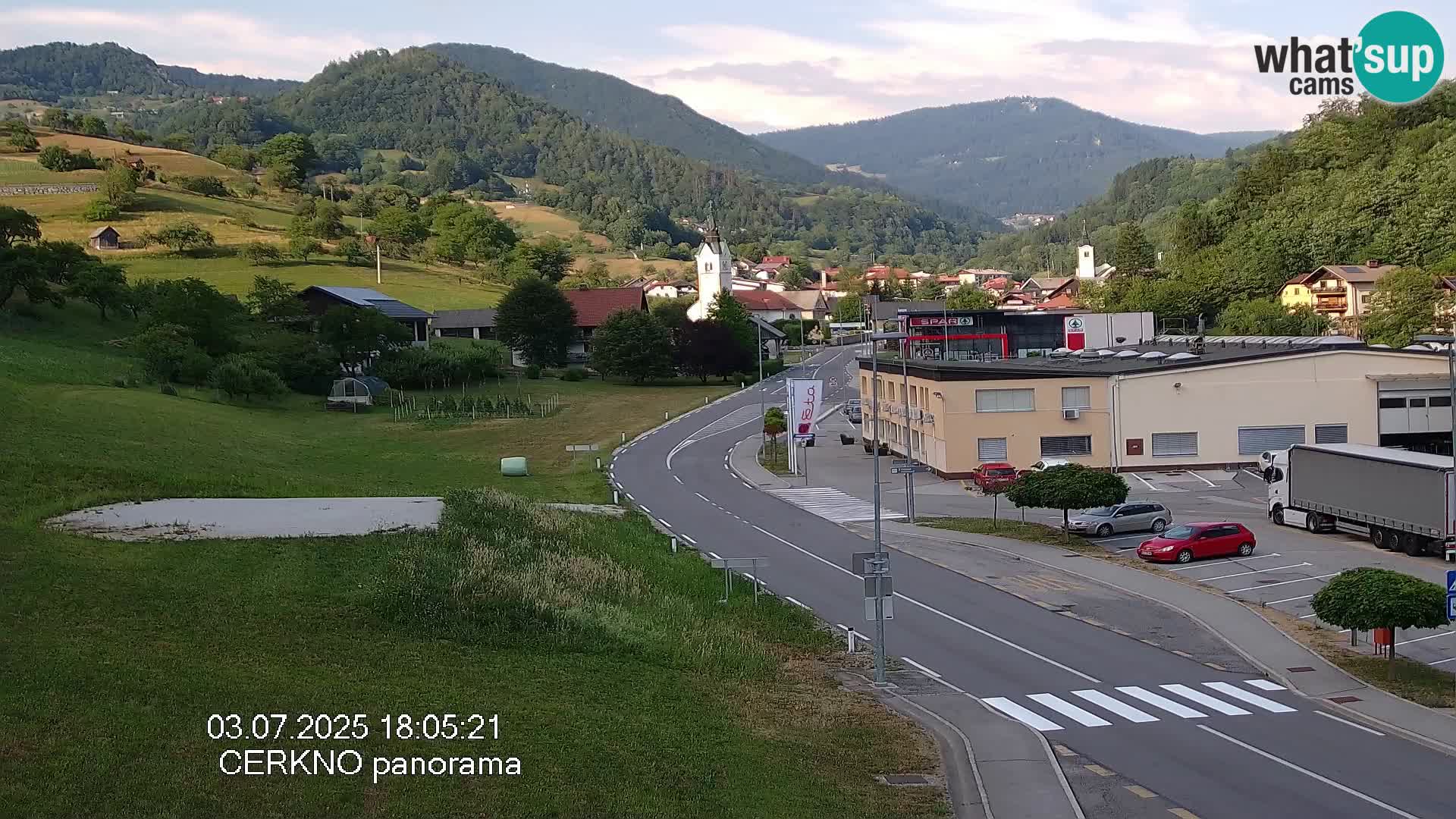 Cerkno Stadteingang Live-Webcam