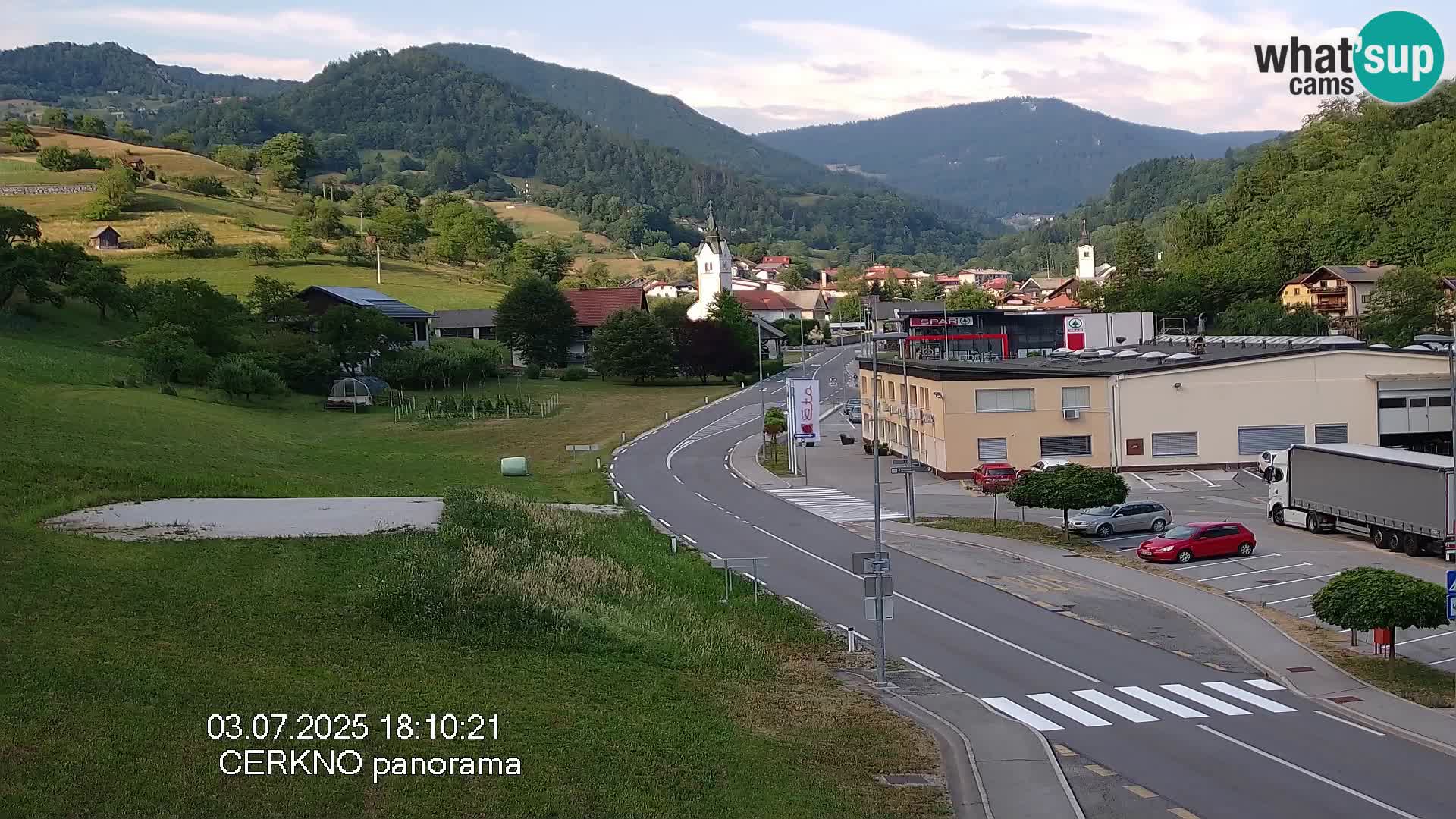 Webcam Ingresso Città di Cerkno