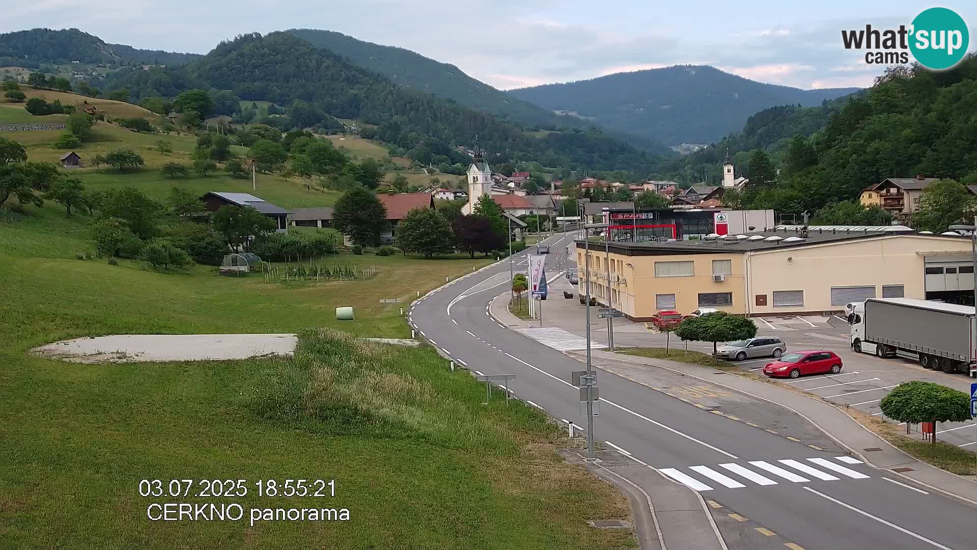 Webcam Ingresso Città di Cerkno