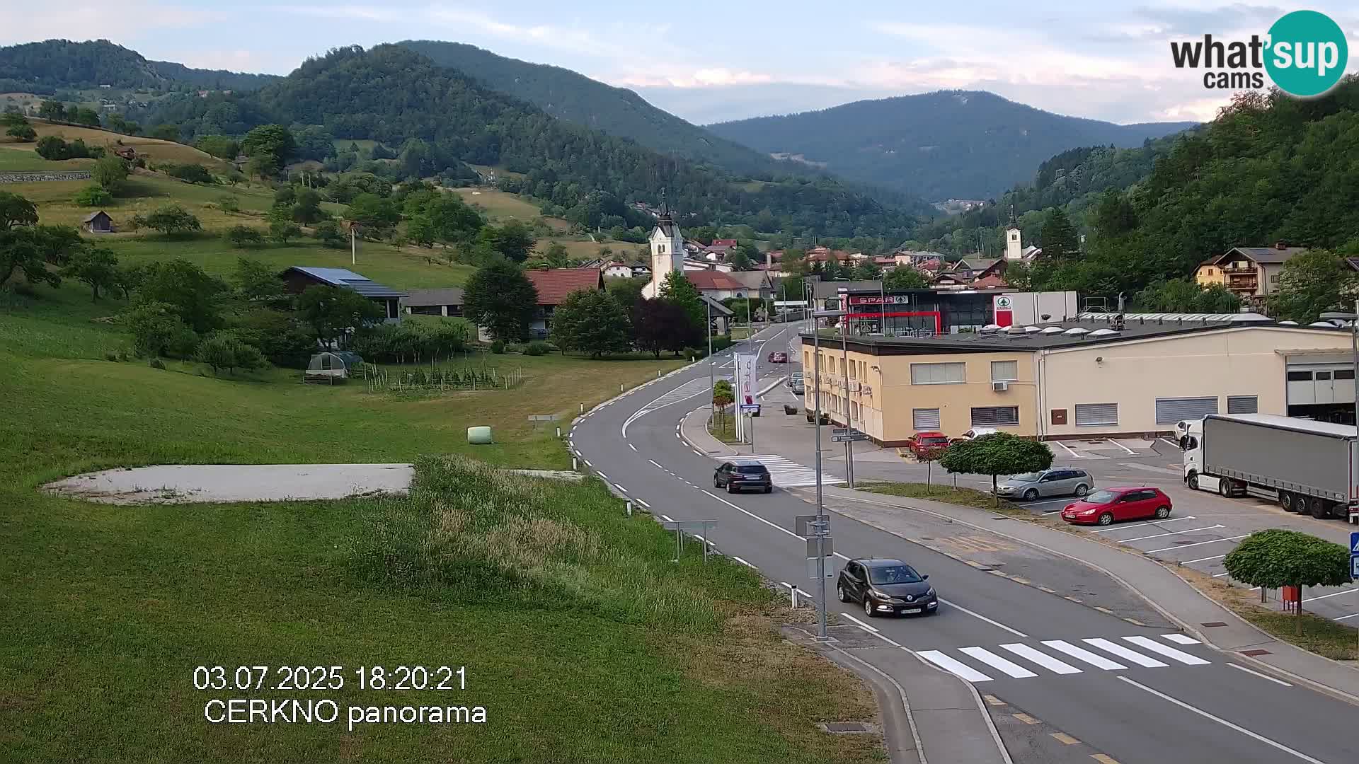 Cerkno ulaz u grad – Kamera uživo