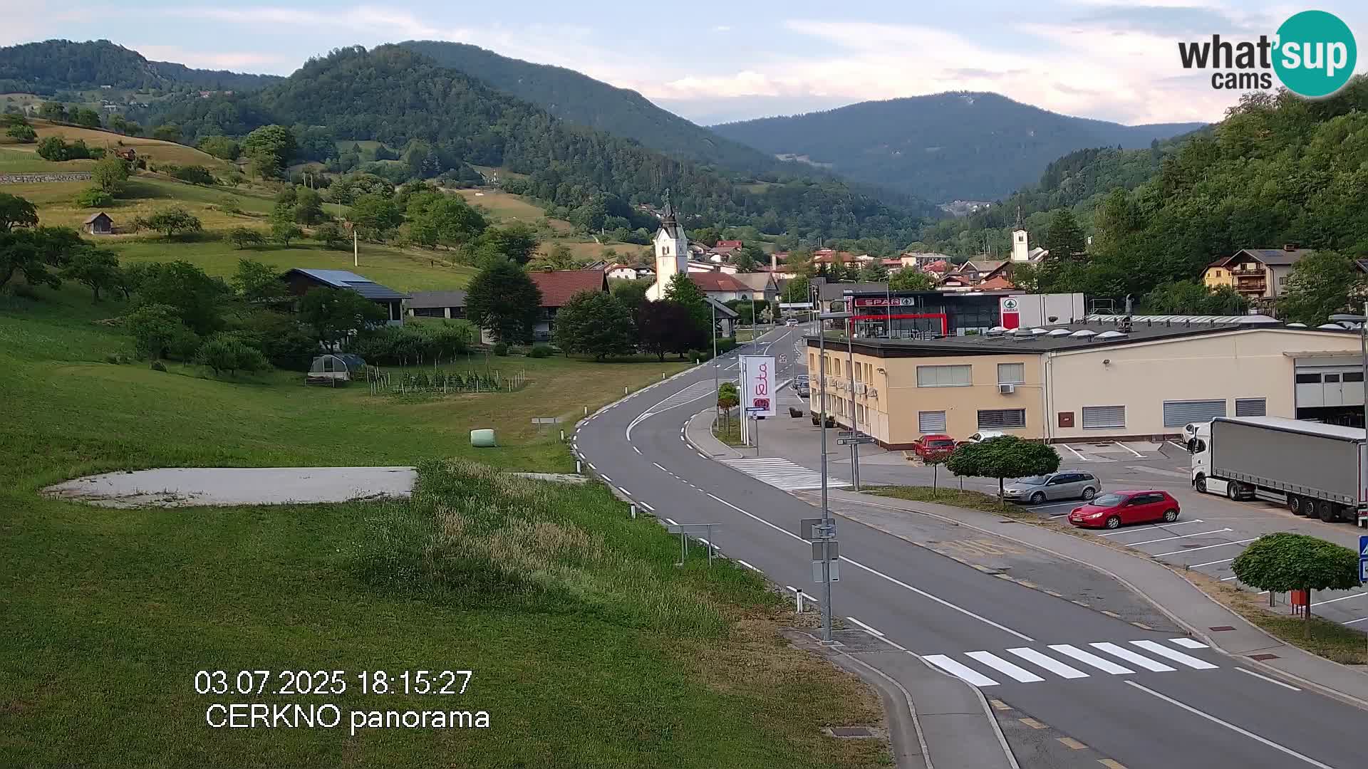 Cerkno Stadteingang Live-Webcam