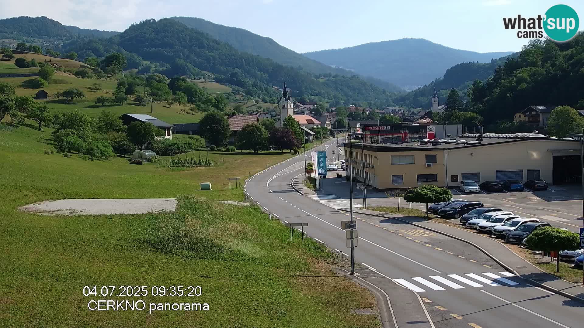 Webcam Ingresso Città di Cerkno