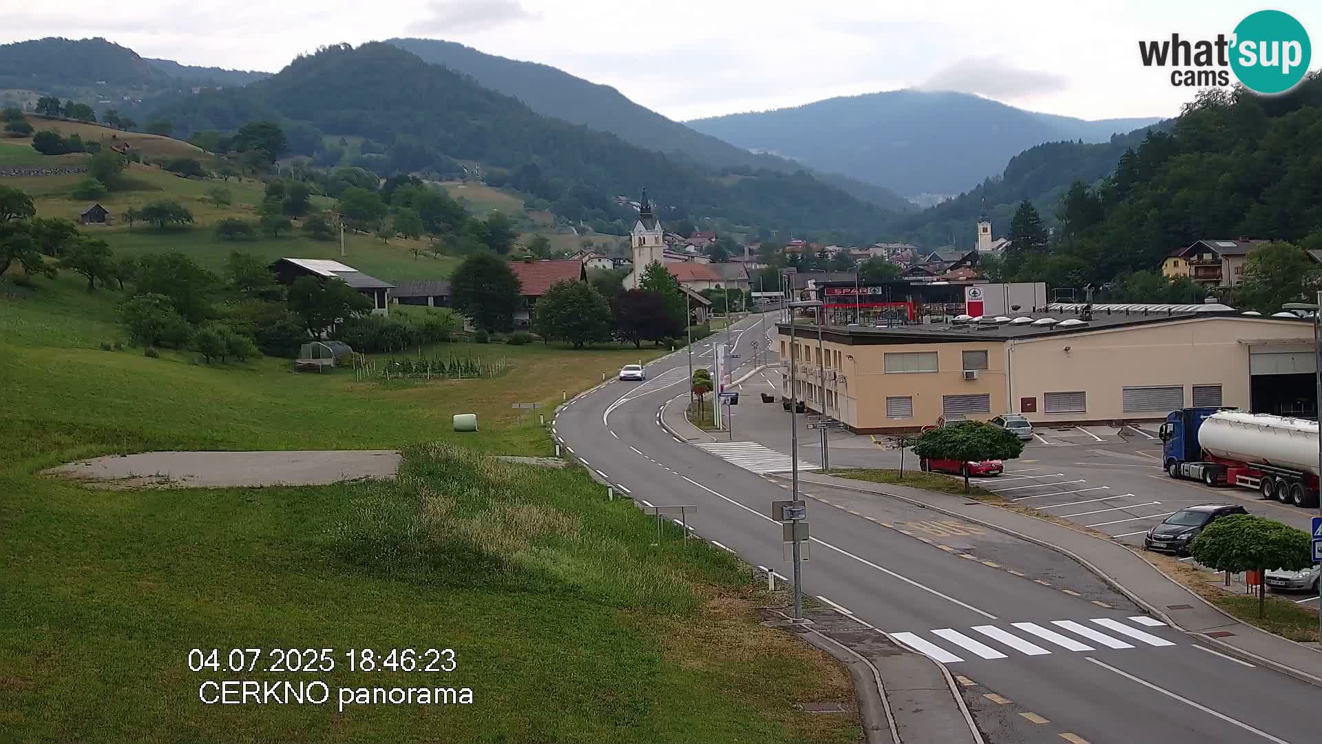 Cerkno ulaz u grad – Kamera uživo