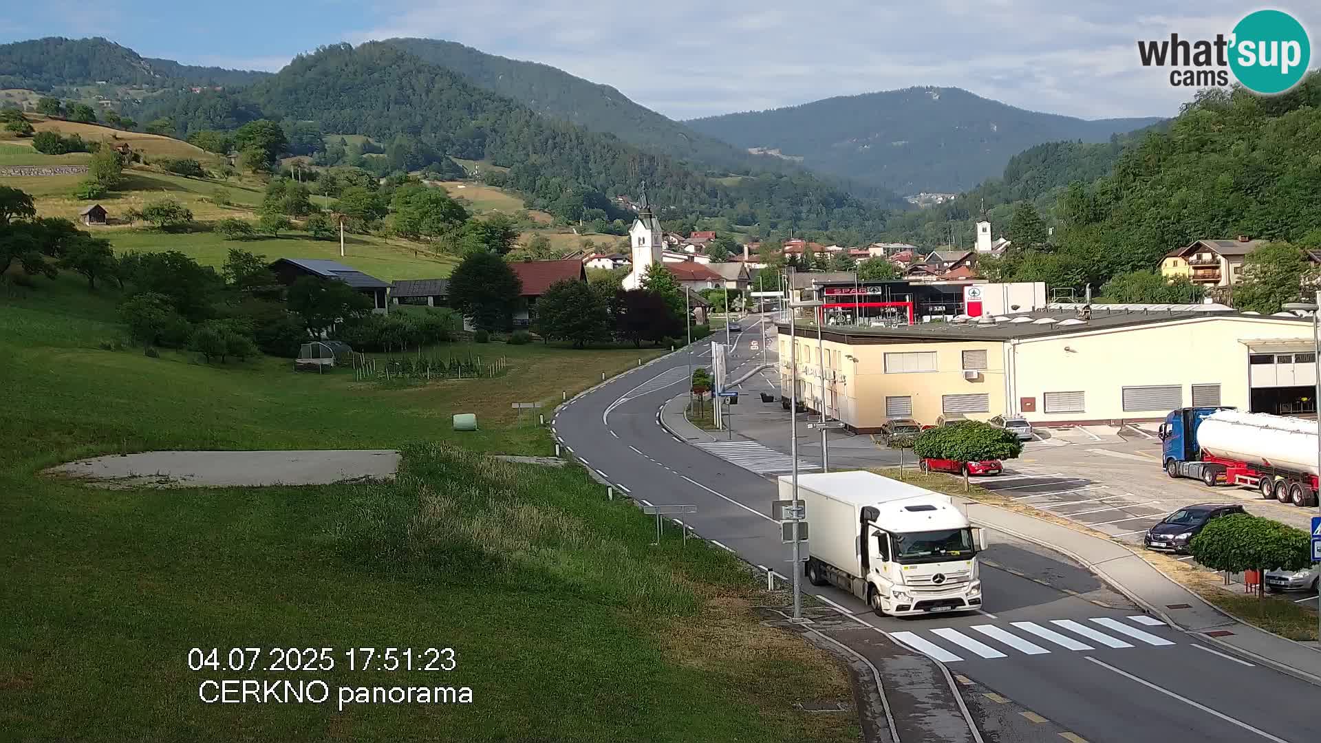 Webcam Ingresso Città di Cerkno
