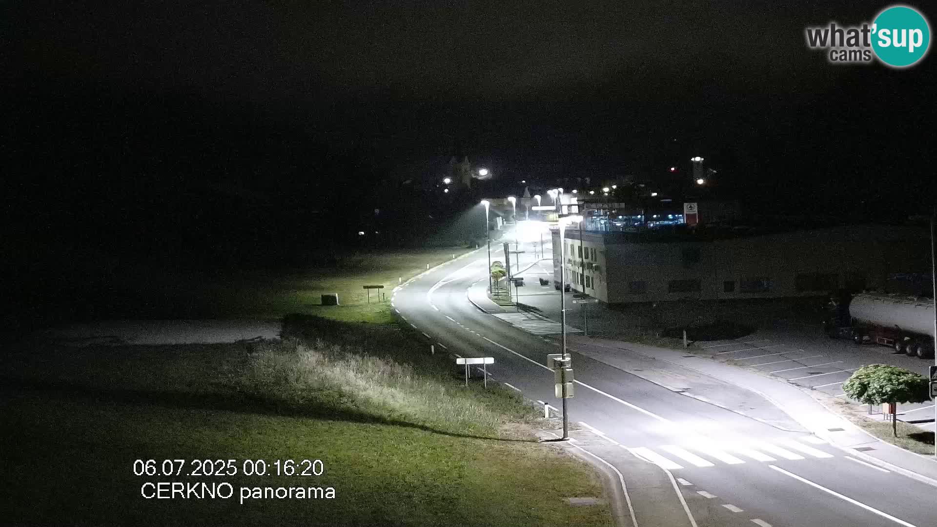 Cerkno city entrance Live Webcam