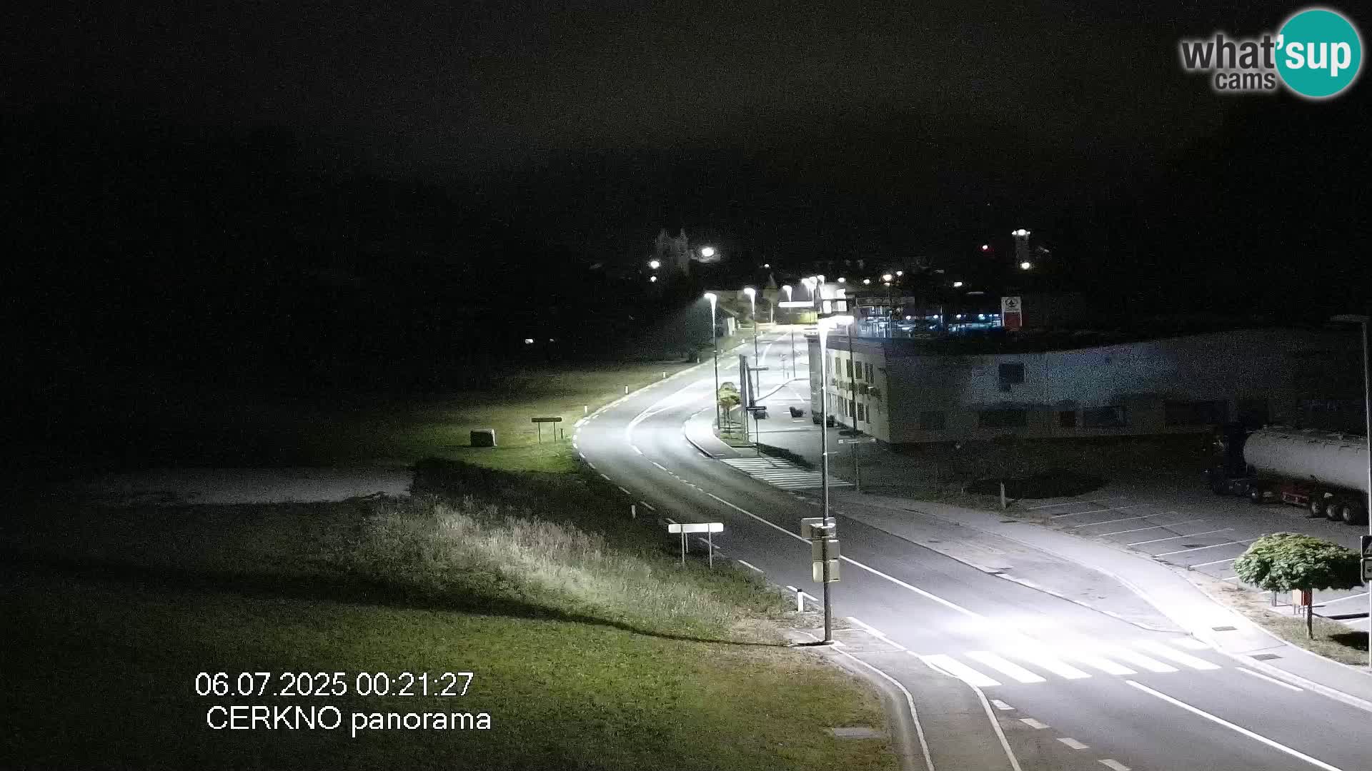Cerkno city entrance Live Webcam