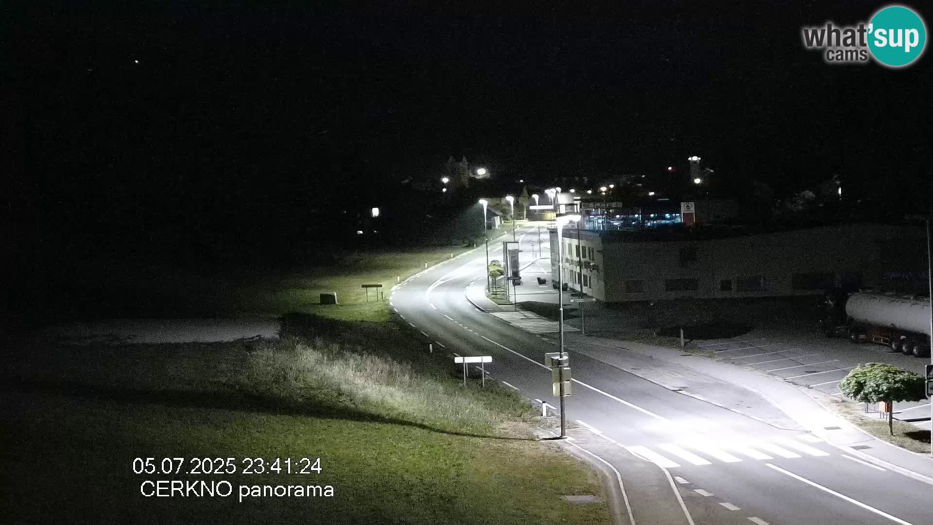 Cerkno entrada a la ciudad Webcam en vivo