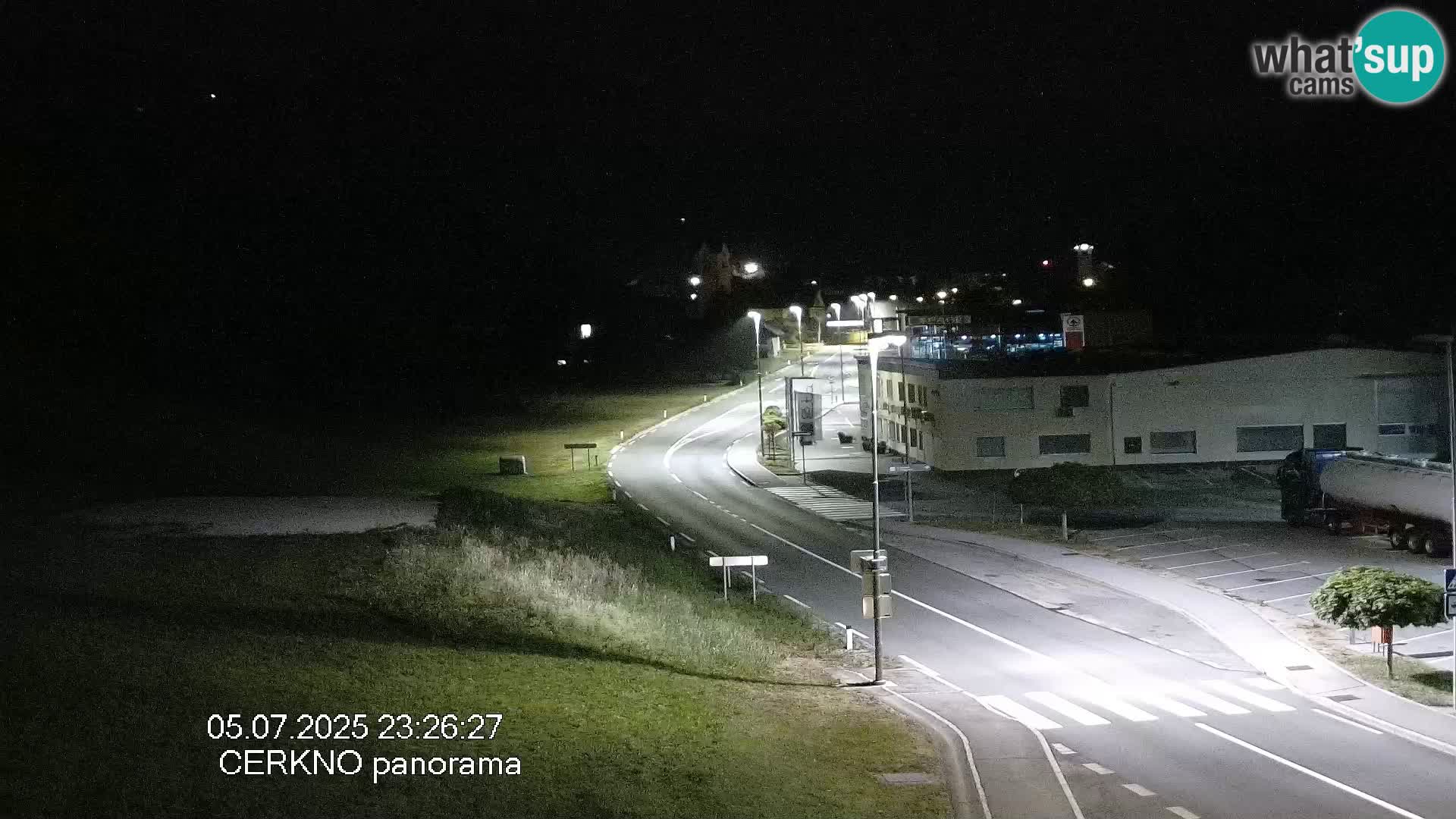 Cerkno city entrance Live Webcam