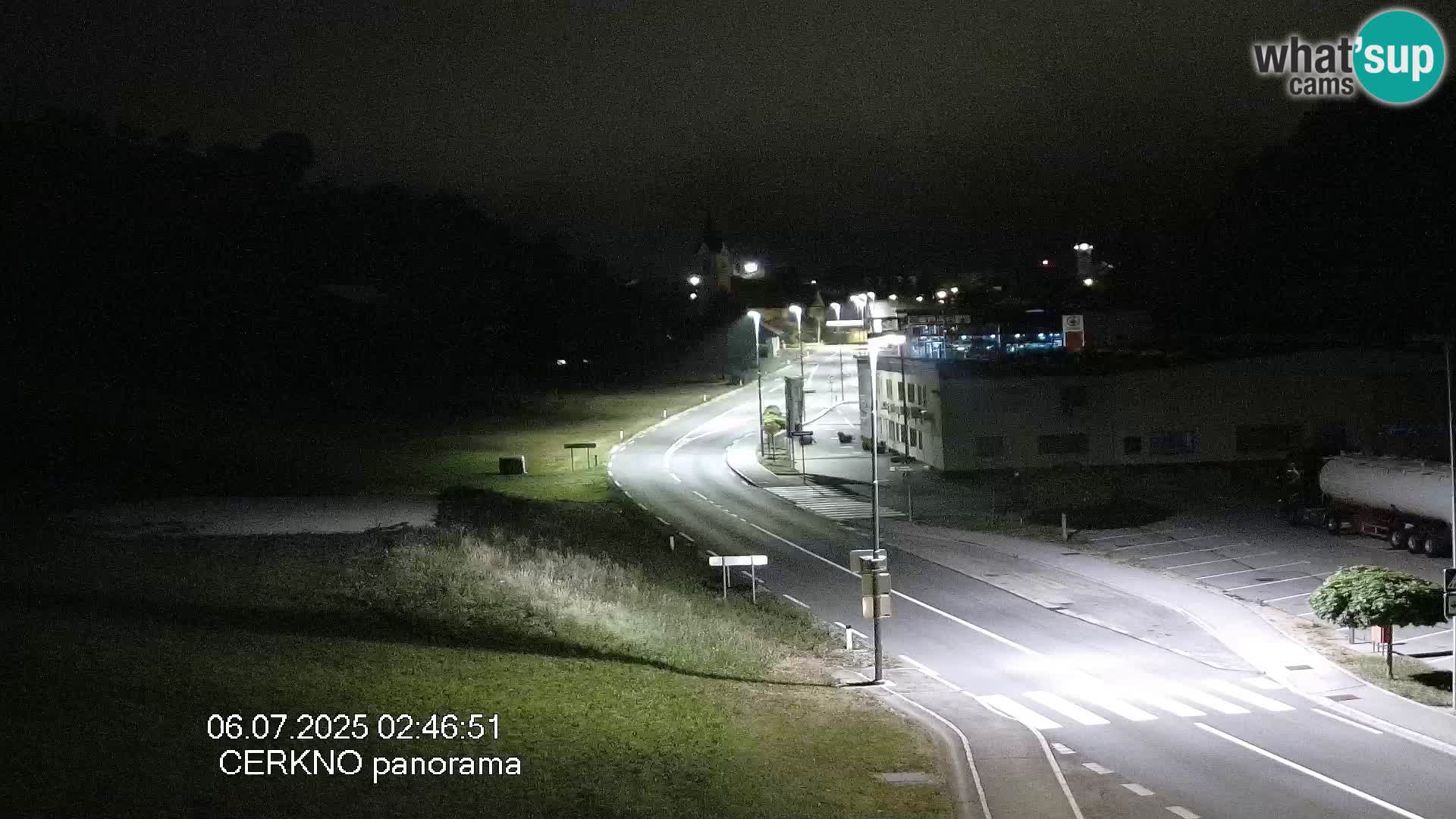 Cerkno entrada a la ciudad Webcam en vivo