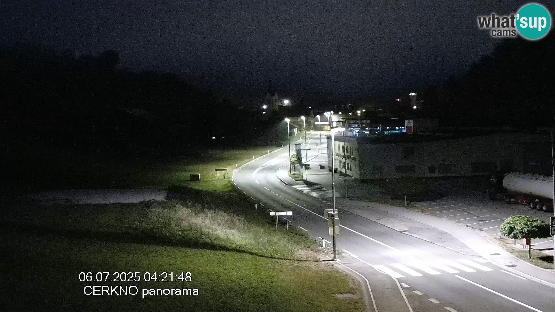 Cerkno entrada a la ciudad Webcam en vivo