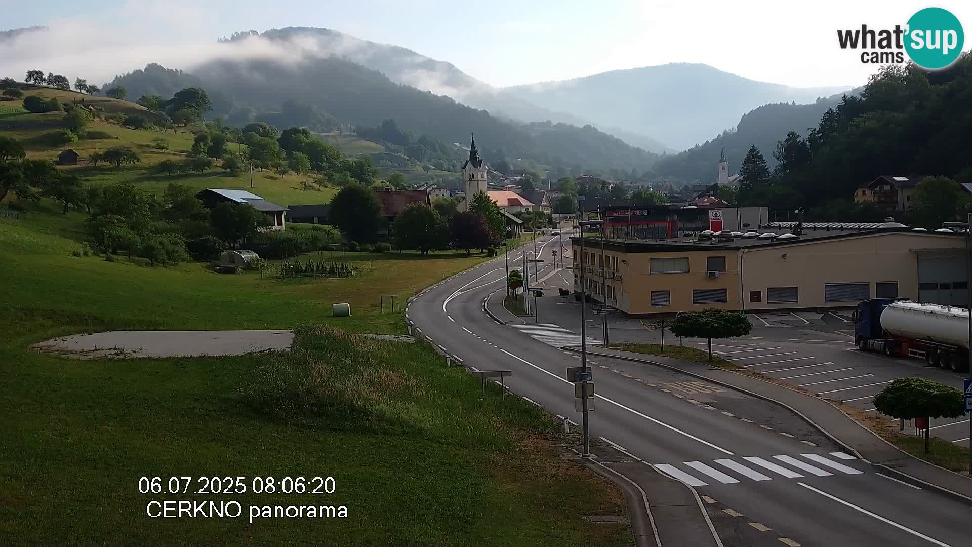 Cerkno ulaz u grad – Kamera uživo