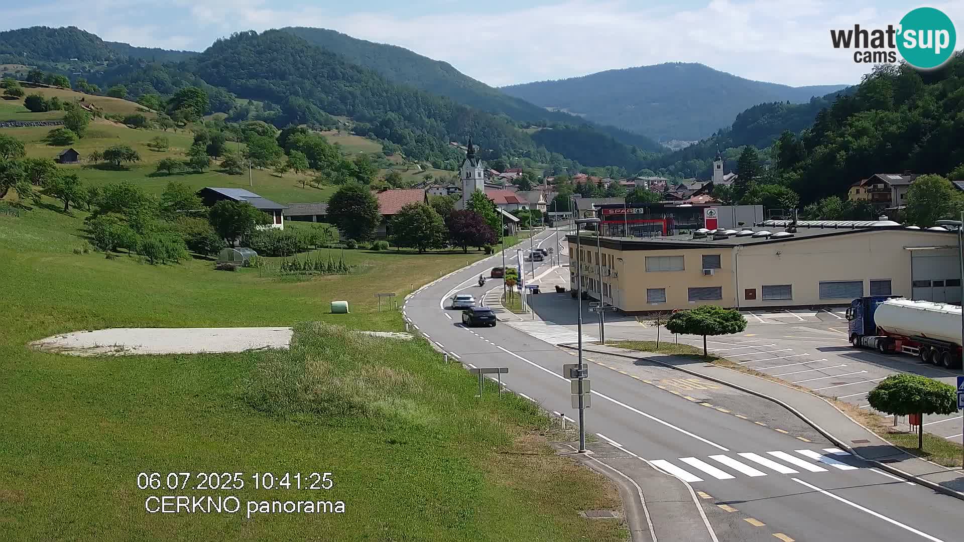 Cerkno ulaz u grad – Kamera uživo