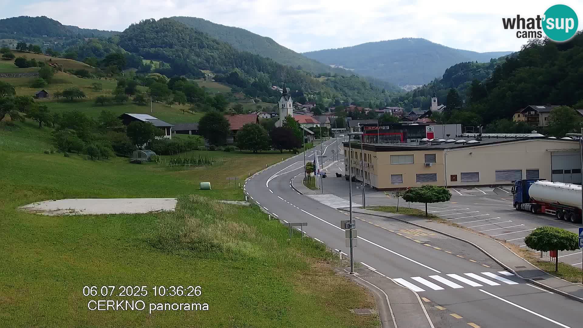 Cerkno ulaz u grad – Kamera uživo