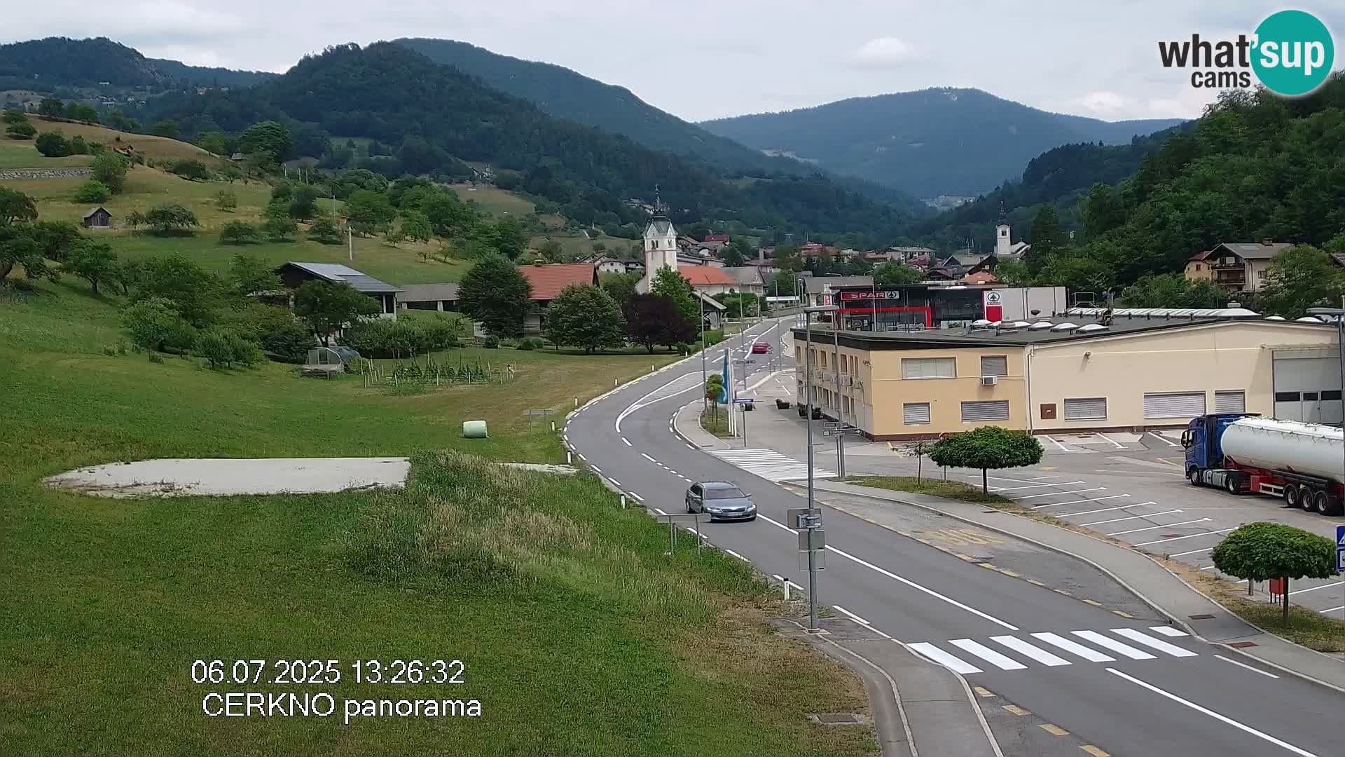 Cerkno ulaz u grad – Kamera uživo