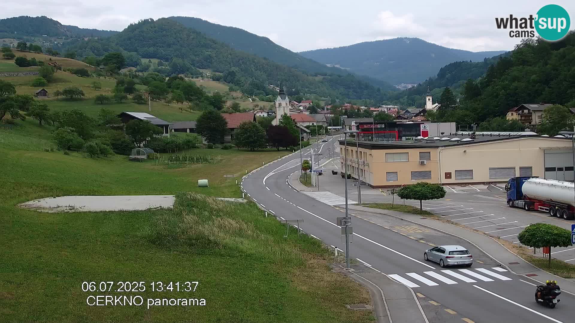 Cerkno ulaz u grad – Kamera uživo