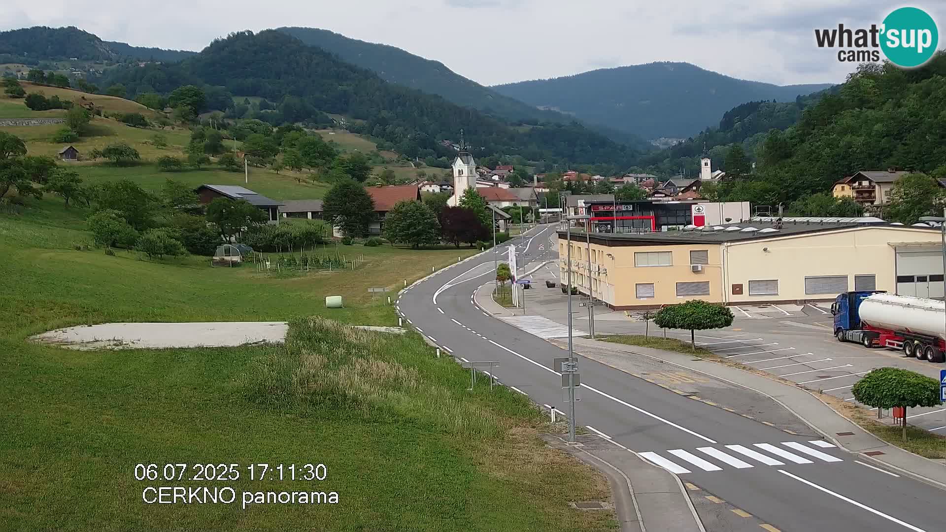 Cerkno ulaz u grad – Kamera uživo