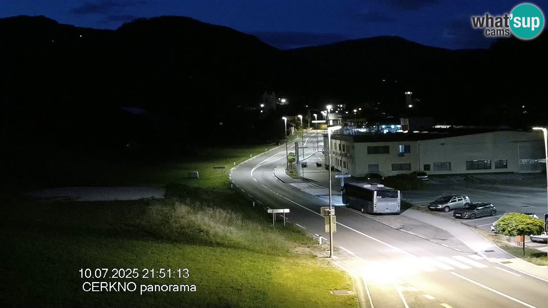 Cerkno city entrance Live Webcam