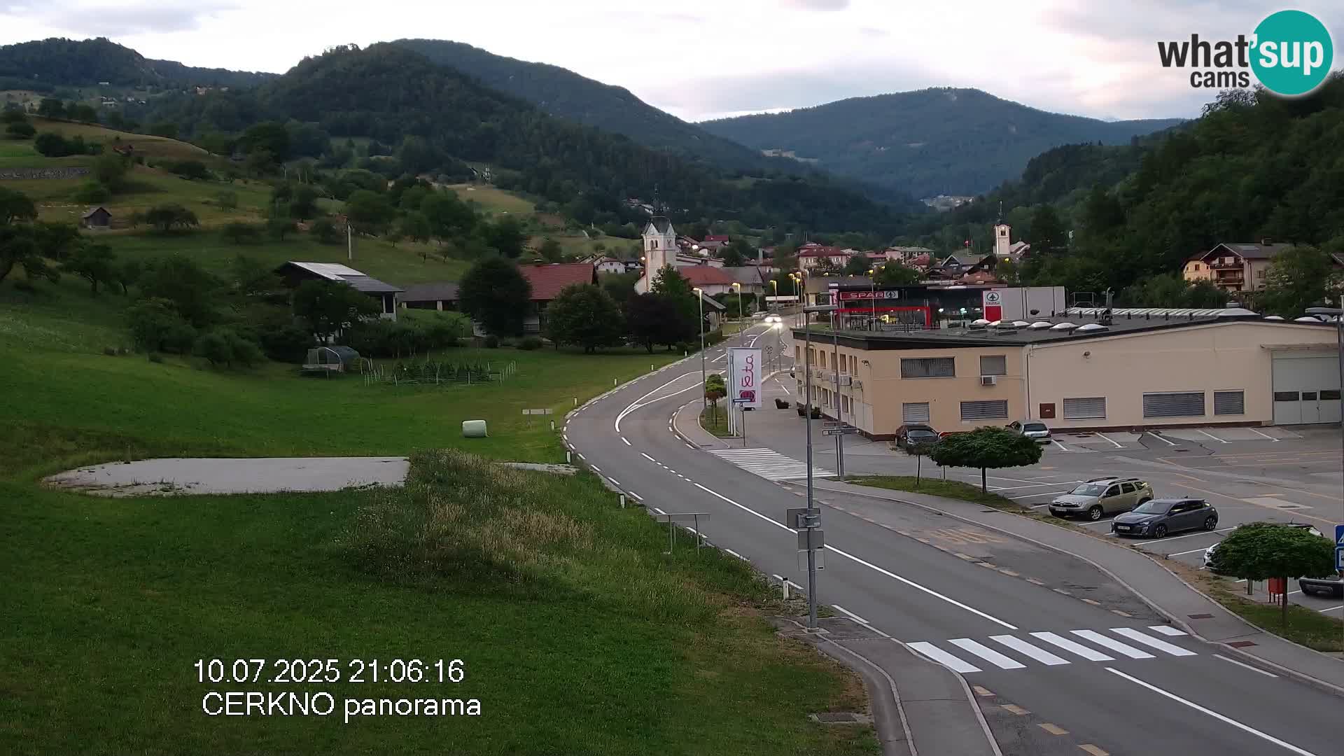 Cerkno ulaz u grad – Kamera uživo